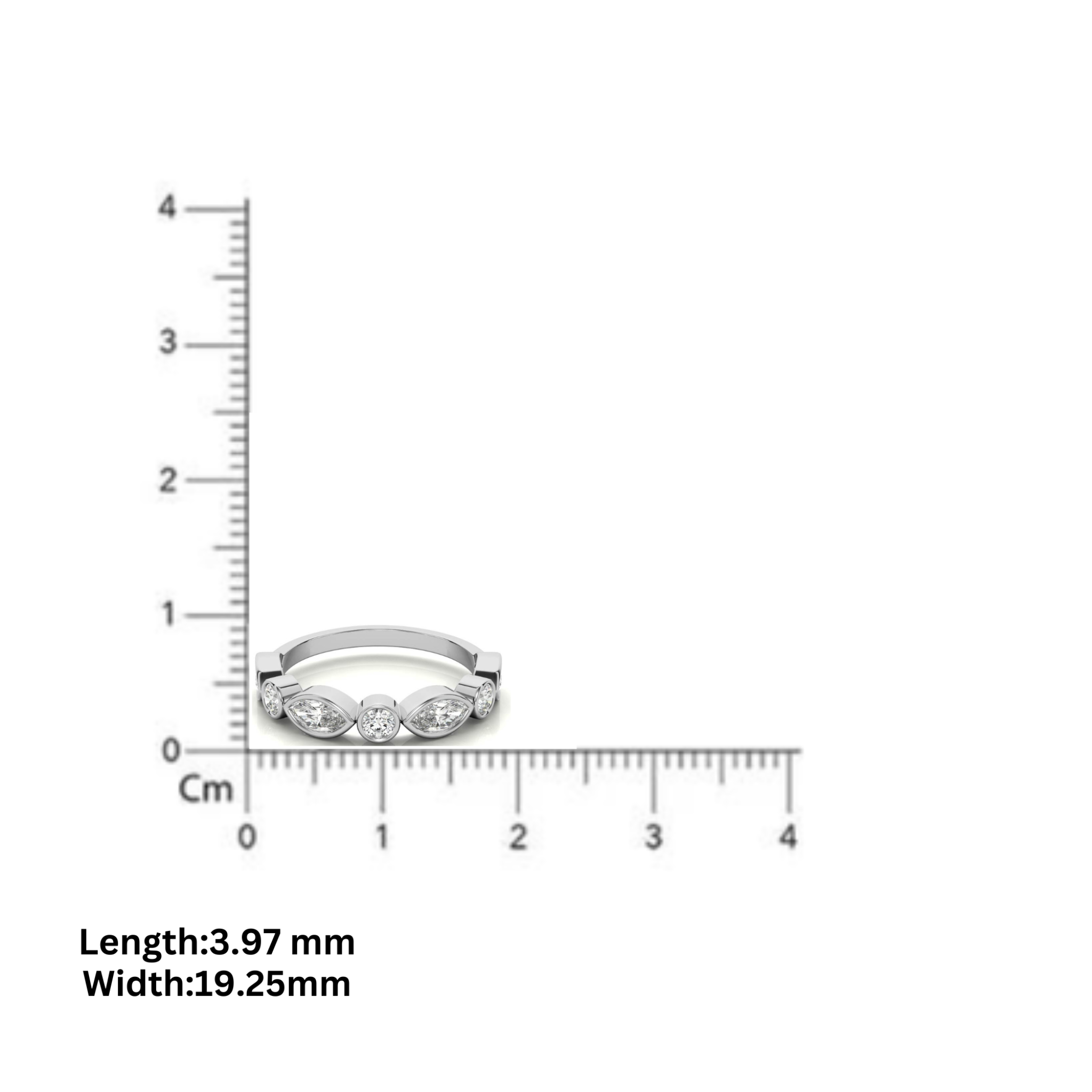 Rose Gold Silver Dual-Shape Milgrain Adjustable Marquise Round Ring For Woman