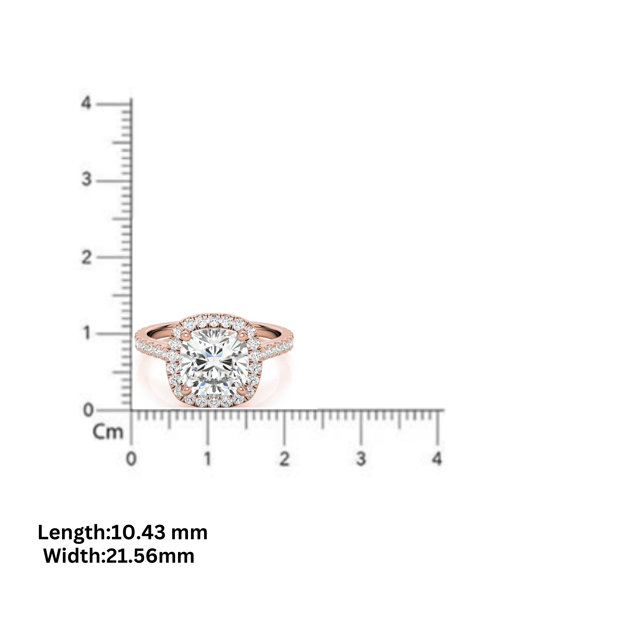 Cushion Cut White Gold Adjustable Sterling Silver Graceful Halo Solitaire Ring For Women