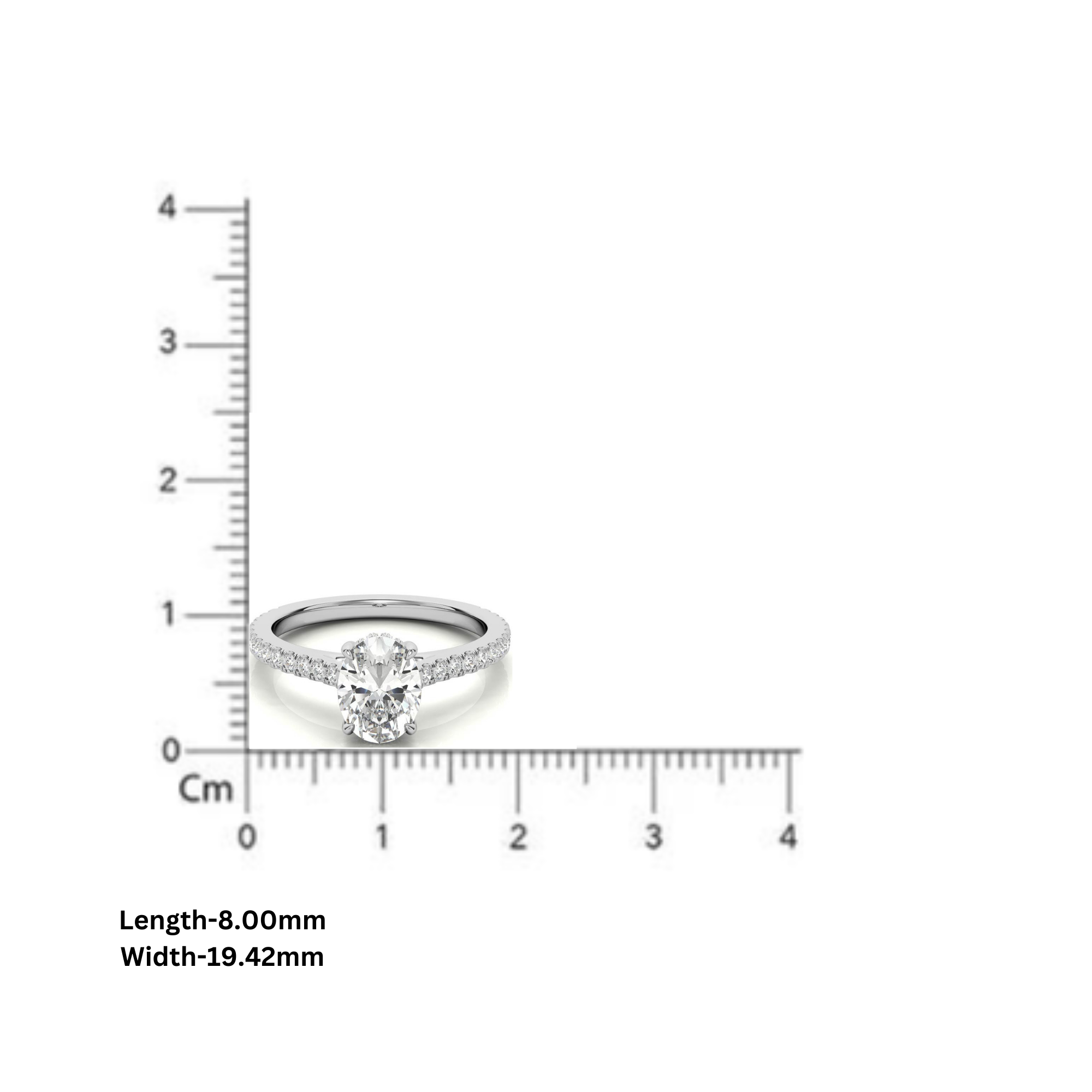 Elegant Classic  Sterling Silver Adjustable Oval Cut Zircon Pave Set Yellow Gold Engagement Ring For Women