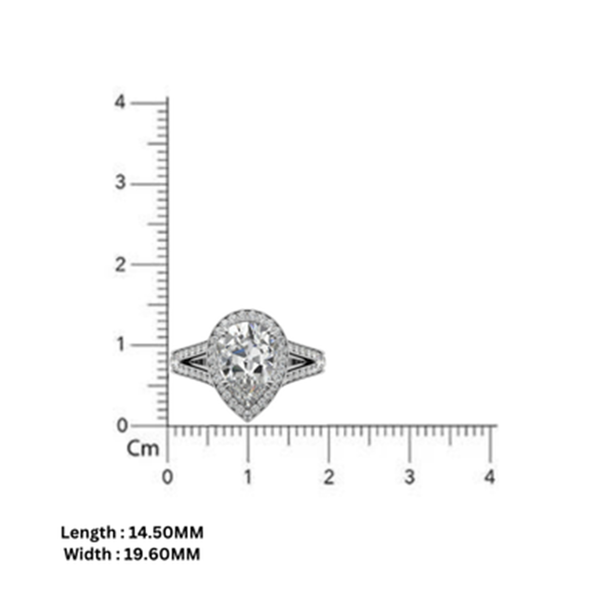 Silver Midnight illusion Ring