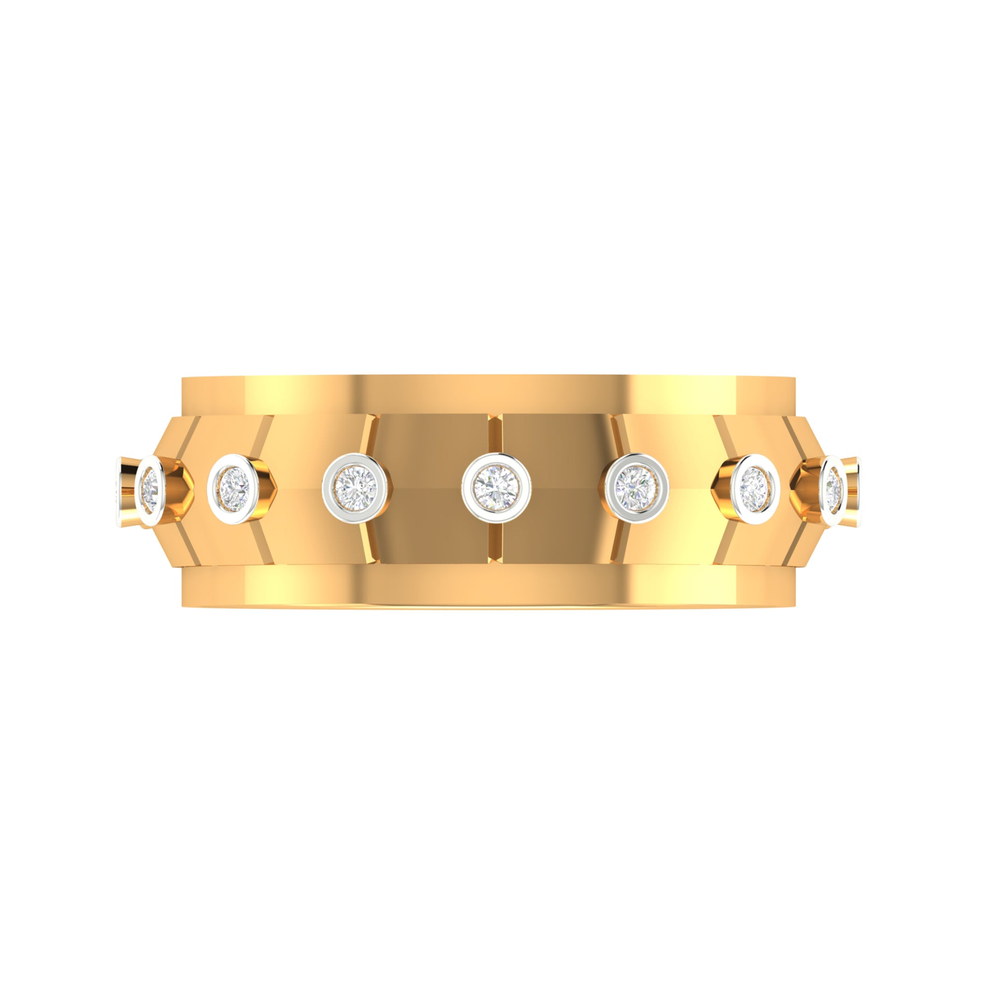 Matching Yellow Gold Band for Couples