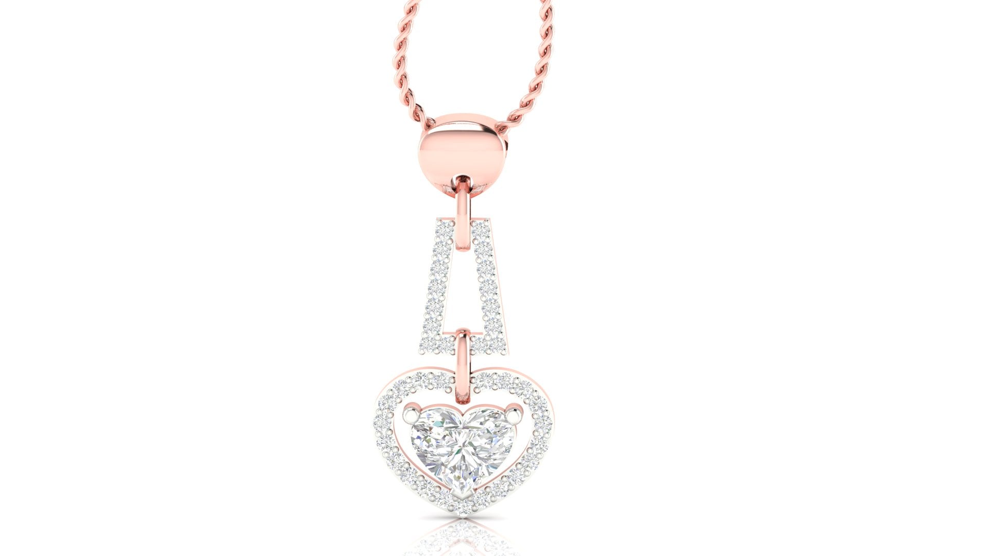 Radiant Dual Heart Pendant