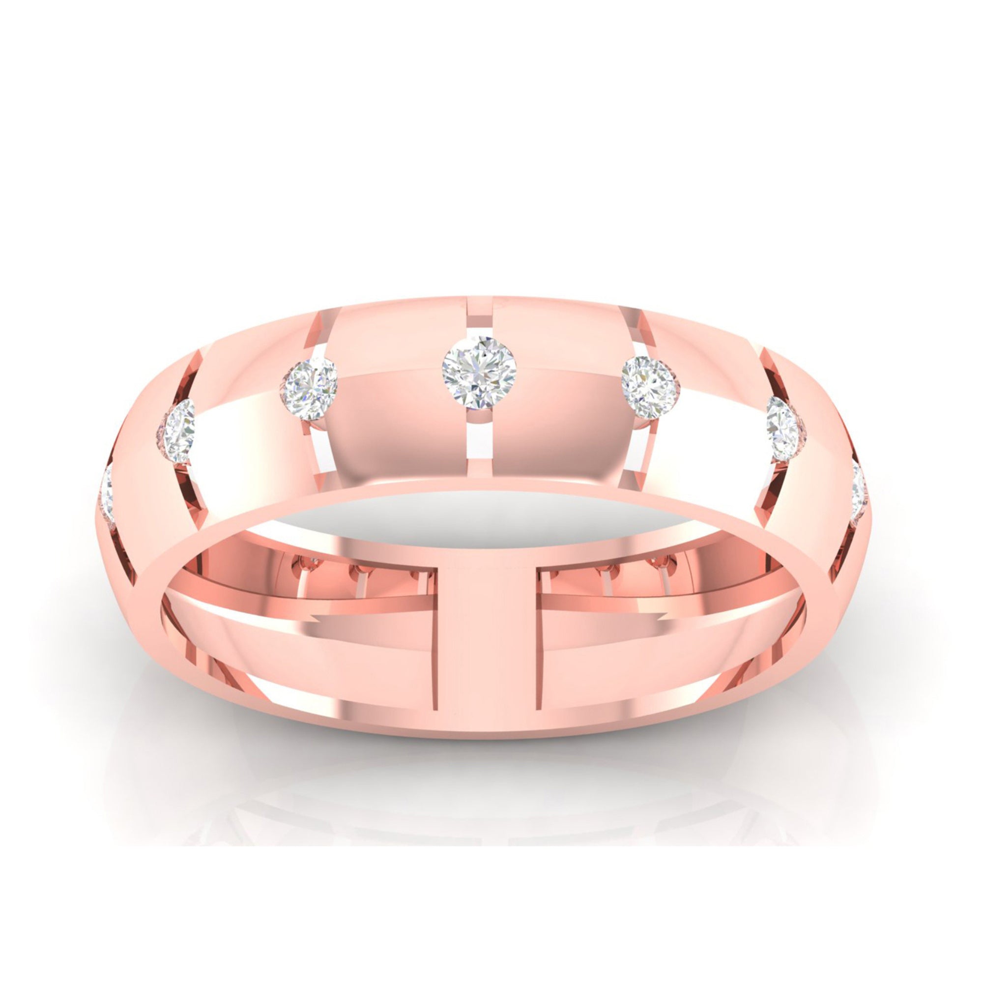 Stylish Gold Plated Couple Ring Set