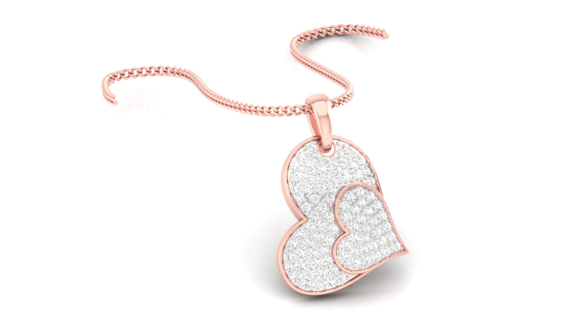 Embrace Dual Heart Pendant