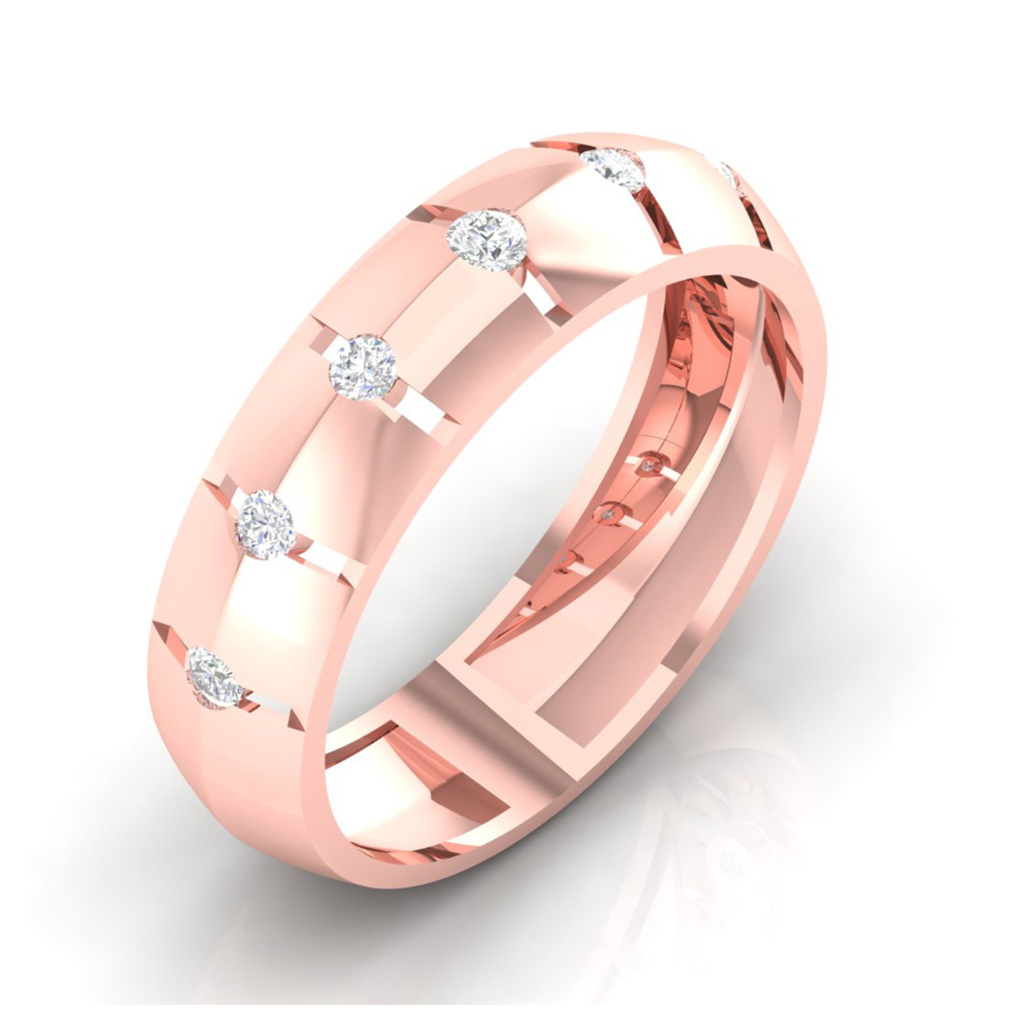 Stylish Gold Plated Couple Ring Set