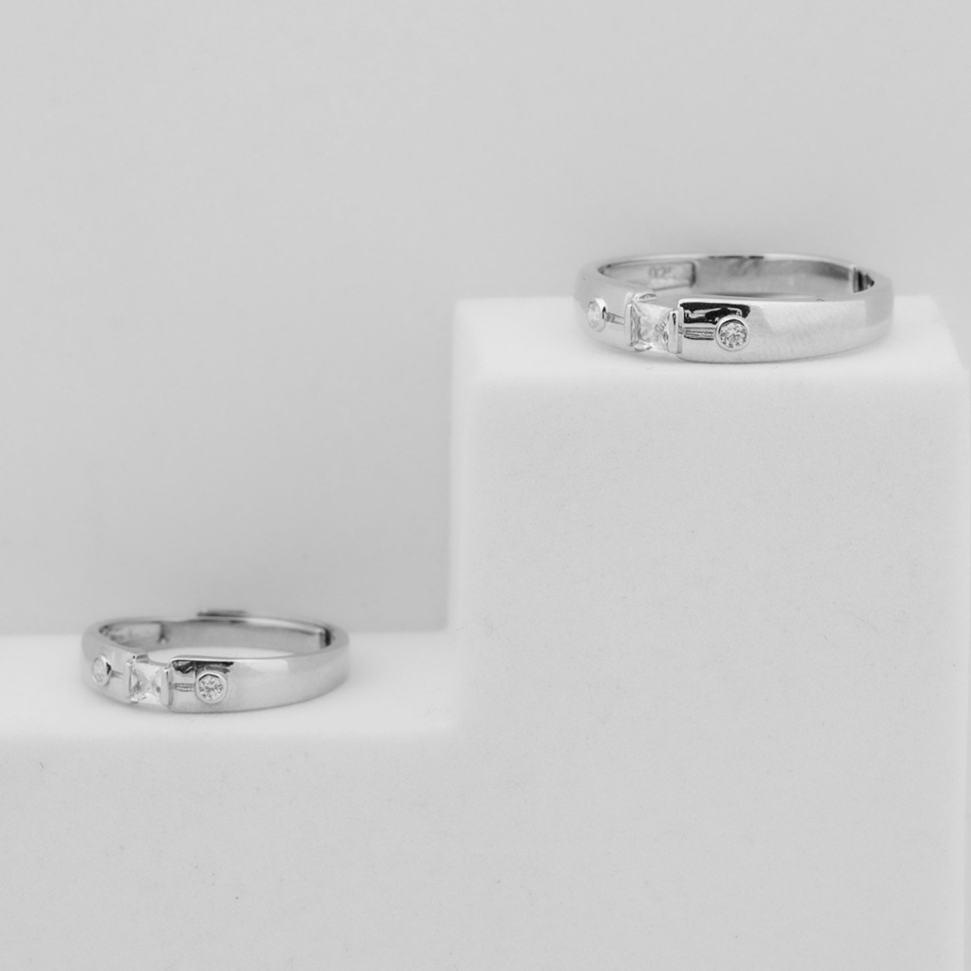 Sterling Silver Commitment Bands