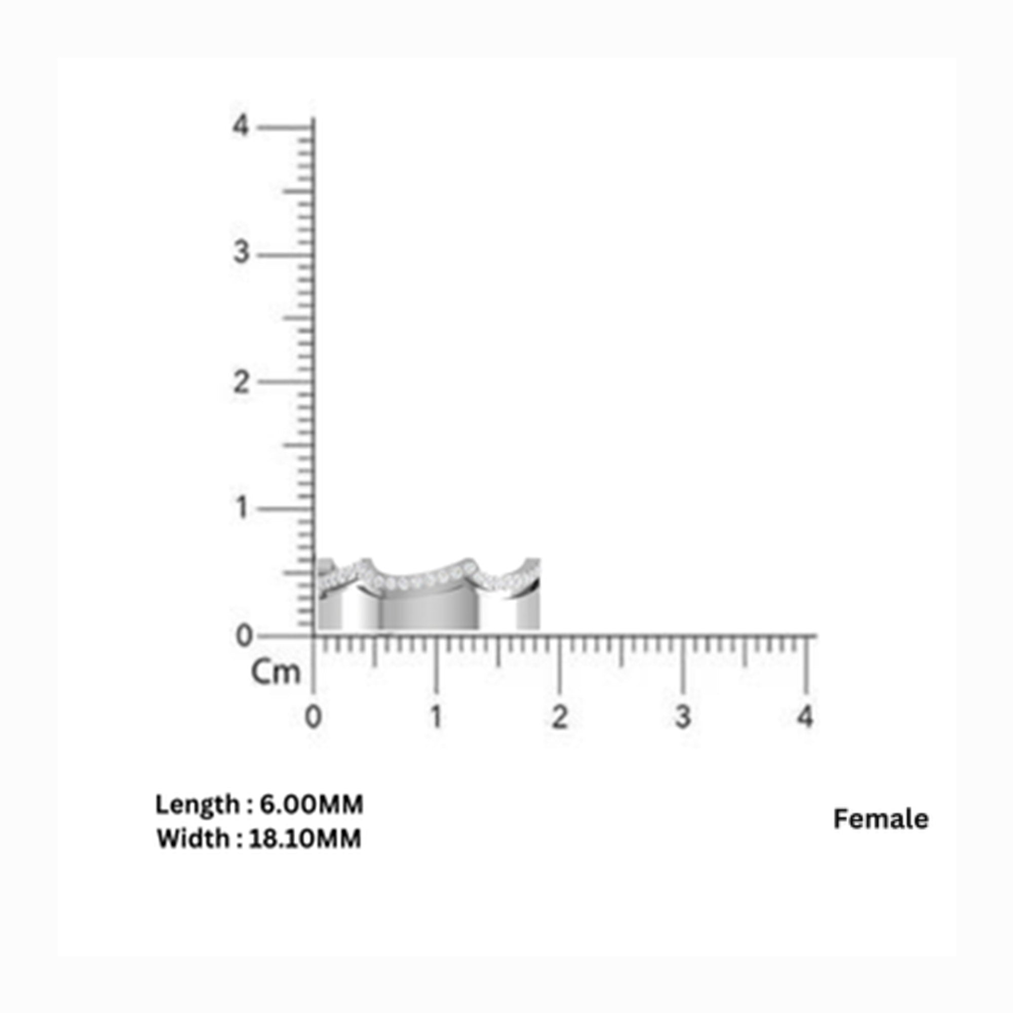 Gold Plated Crown Couple Band