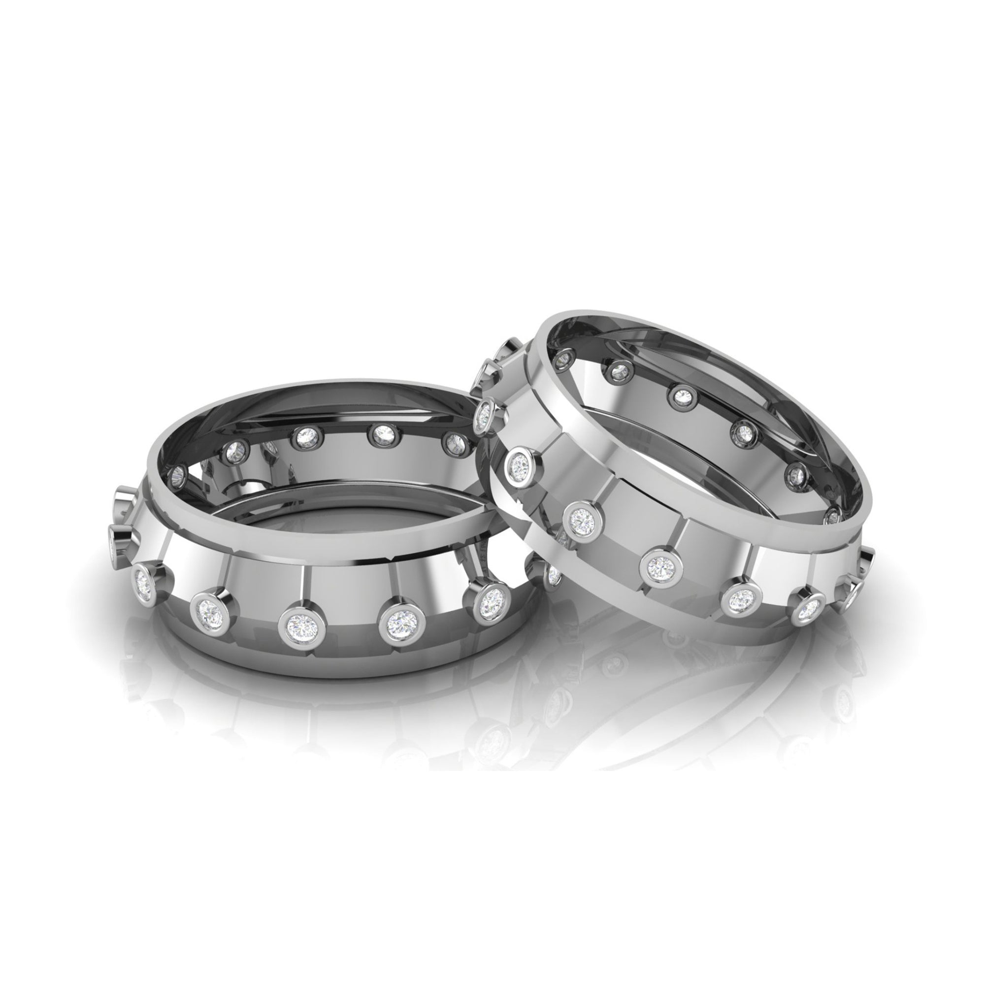 Sterling Silver Band for Couple