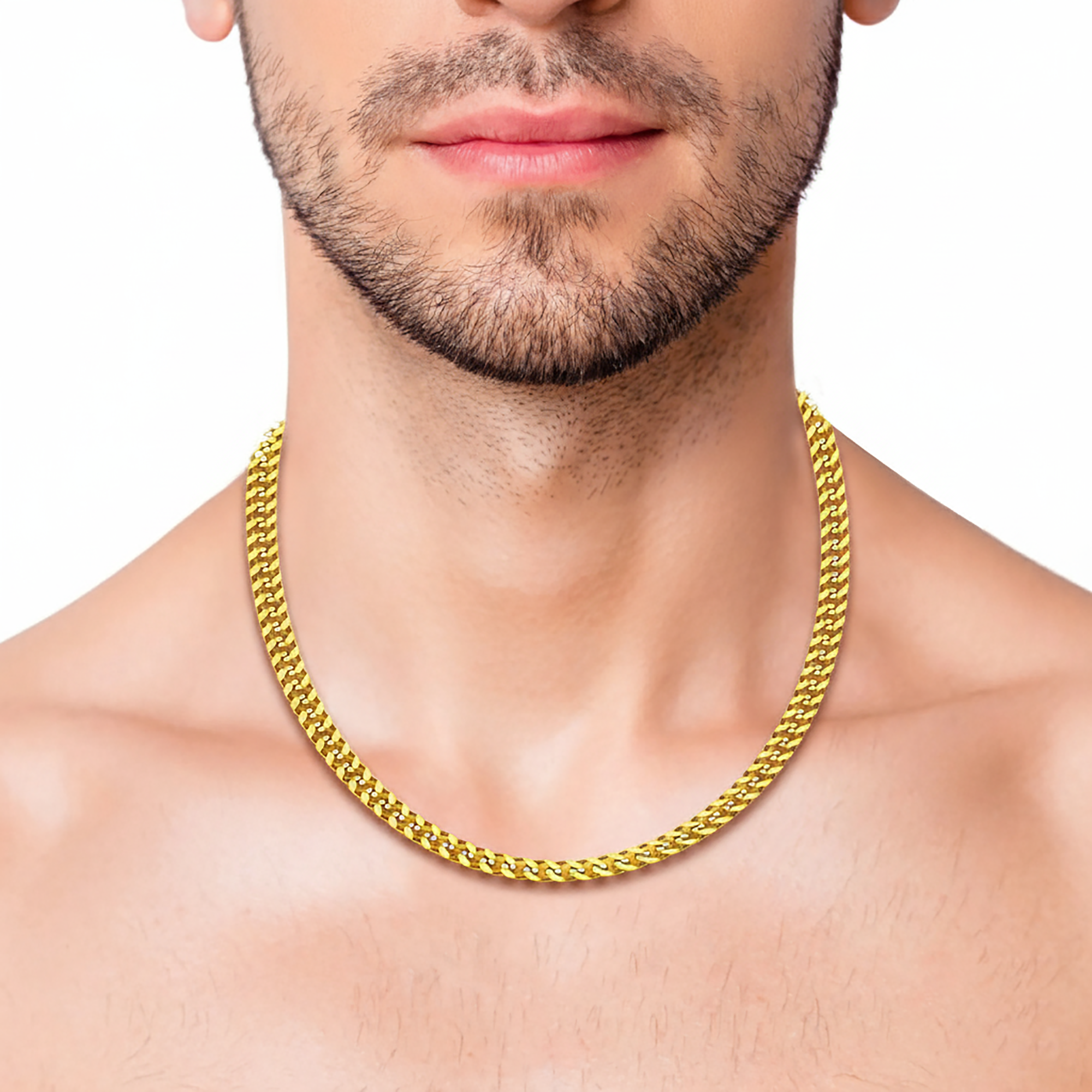 Classic Curb Men’s Yellow Gold Plating Chain