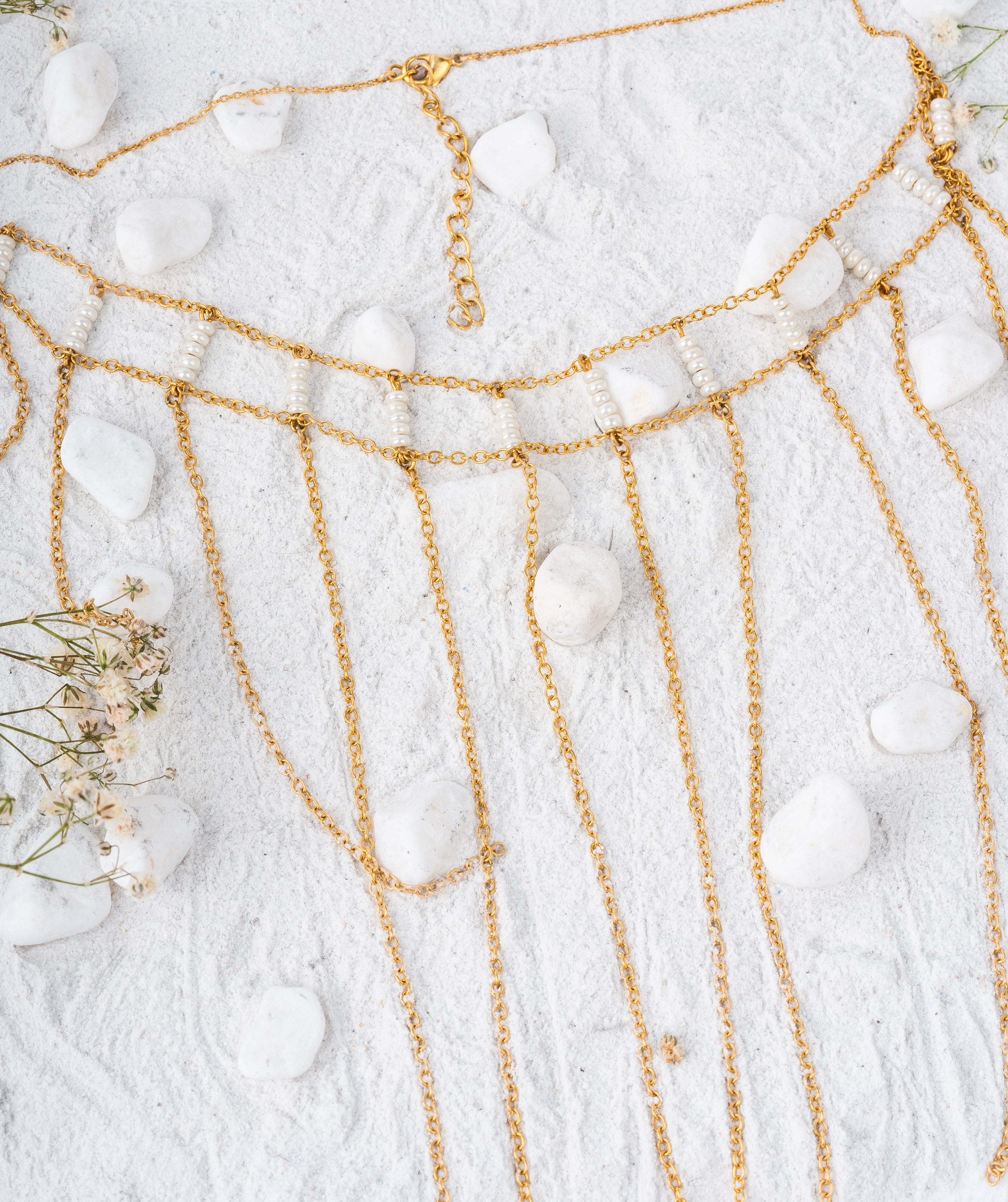 Elegant Waterfall Choker Necklace