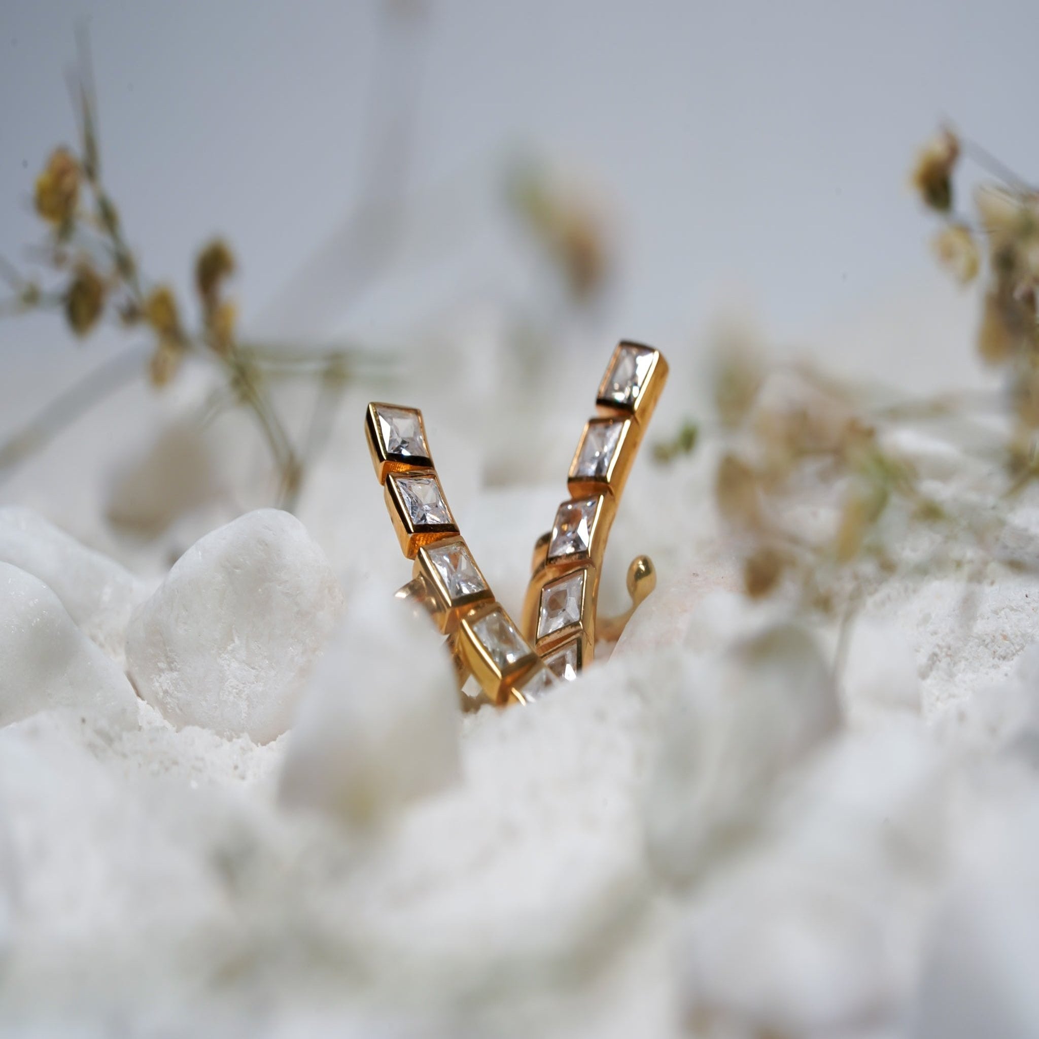 Stellar Sweep Gold Cuffs