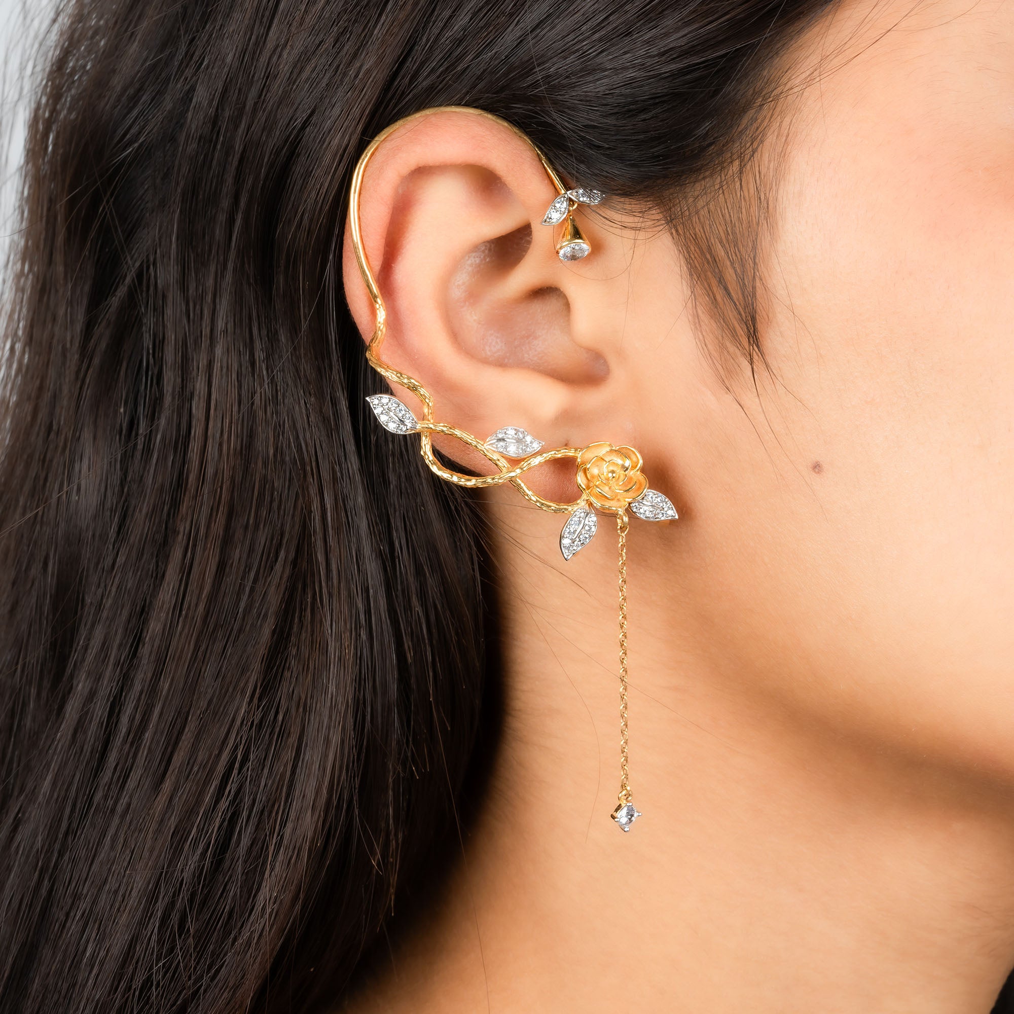 Non Piercing Vine Ear Cuff Earrings