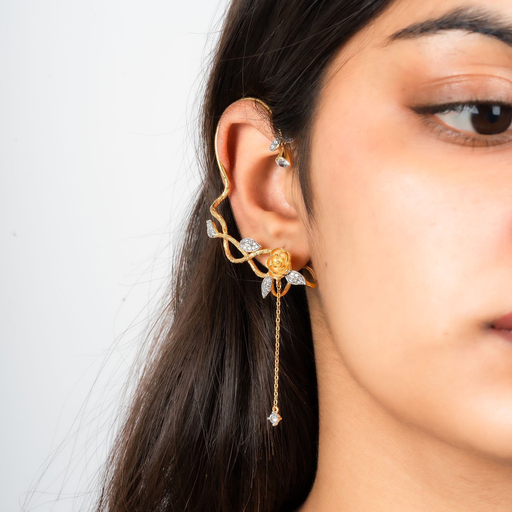 Non Piercing Vine Ear Cuff Earrings