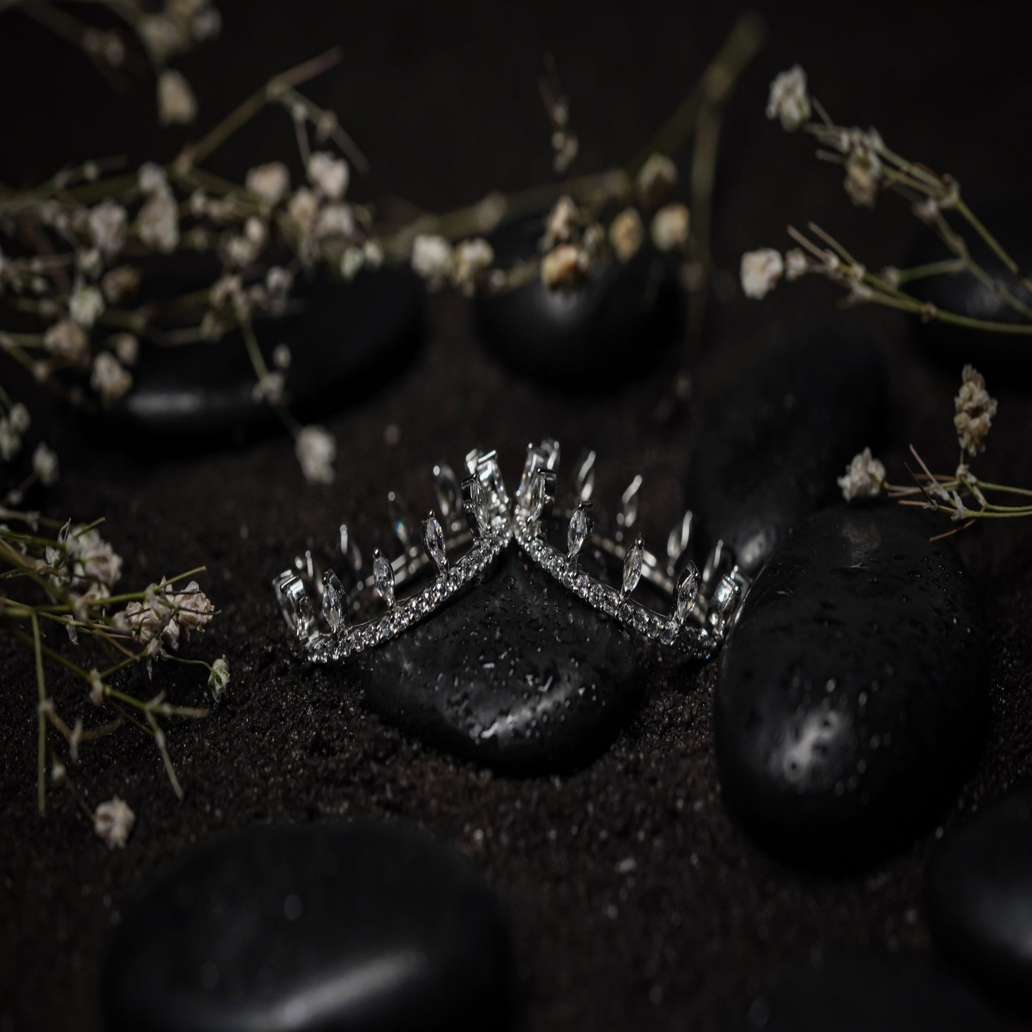 Majestic Crown Stackable Ring