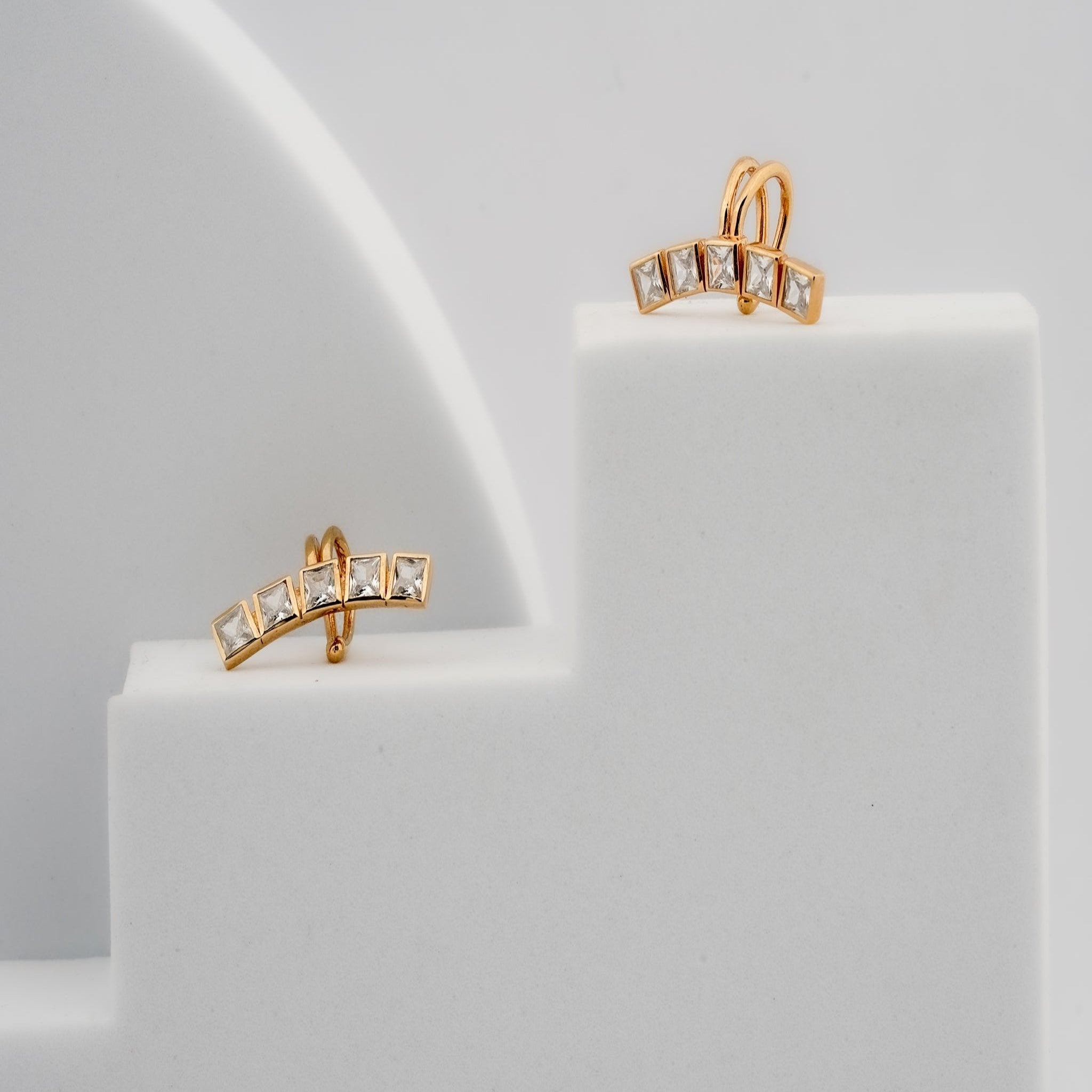 Stellar Sweep Gold Cuffs