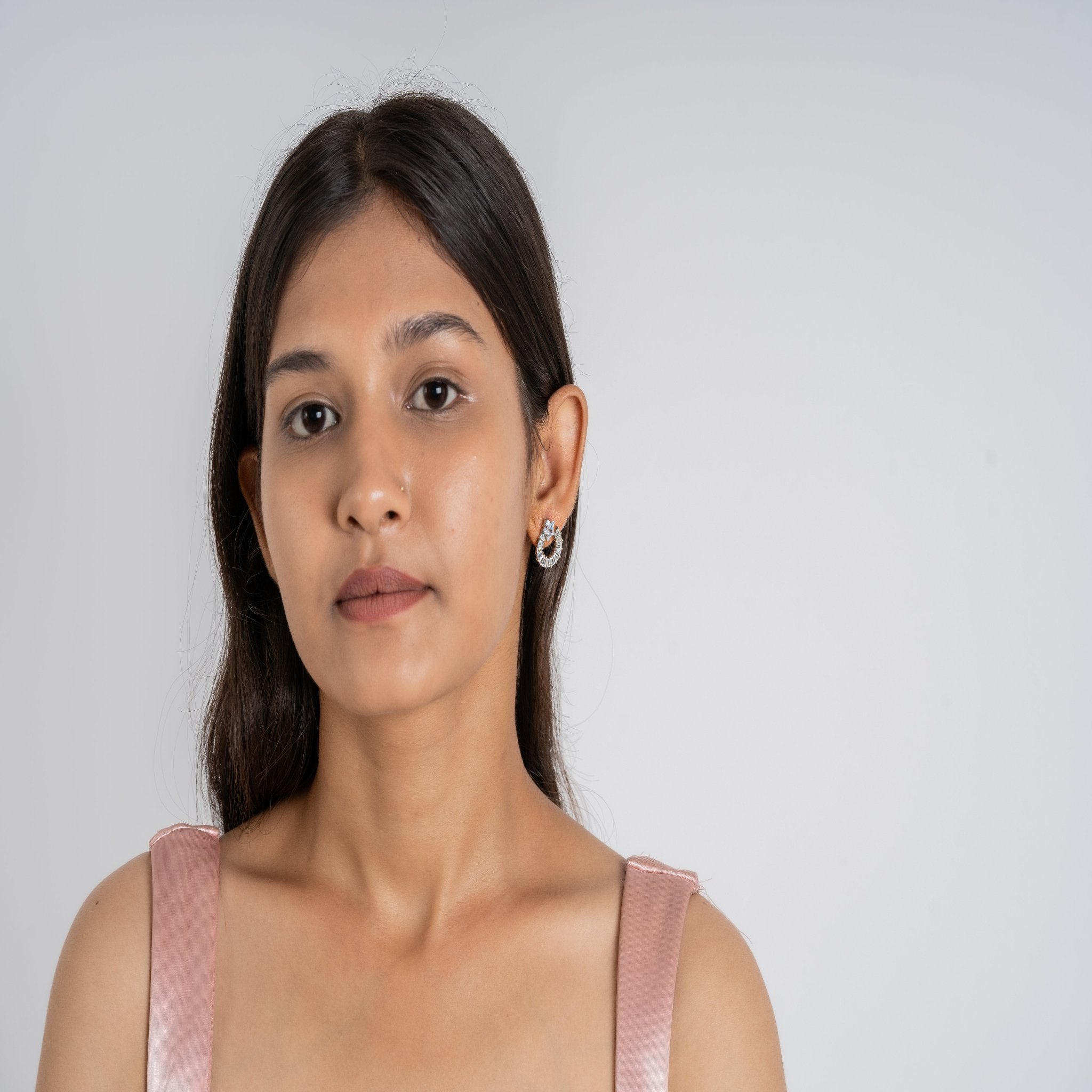 925 Sterling Silver Cluster Earring AUS-972