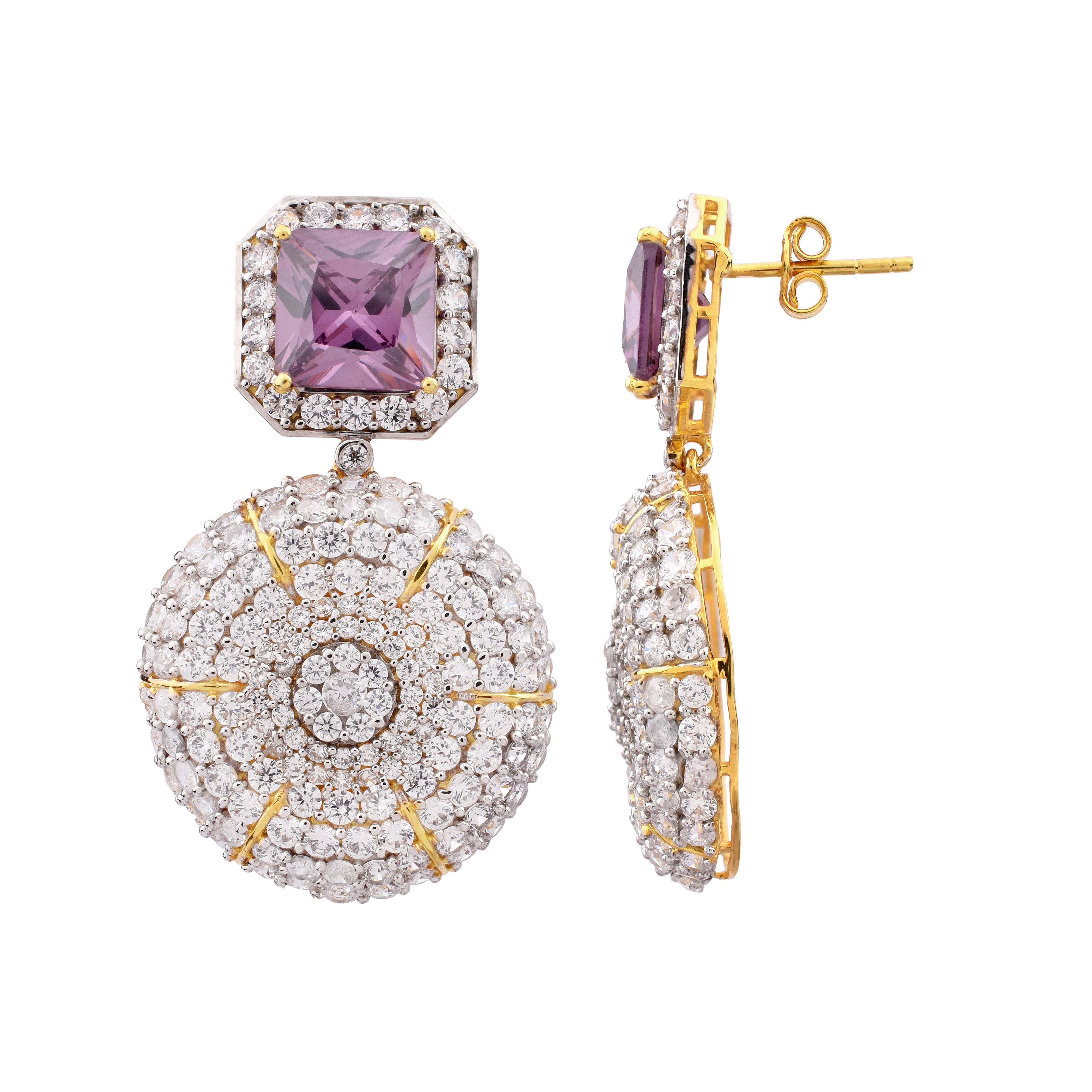 Amethyst Drop Earrings