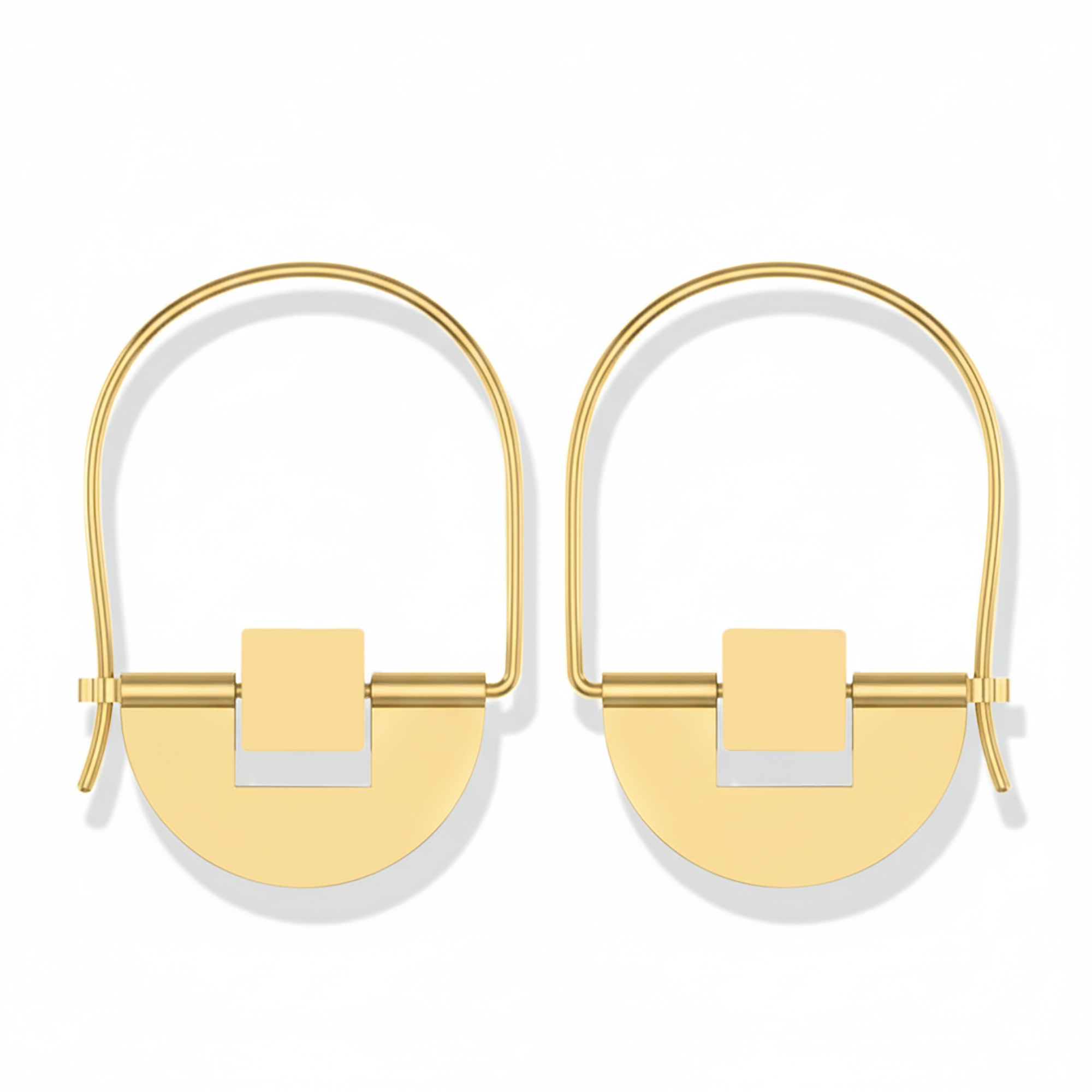 Luxury Gold Huggies Earrings