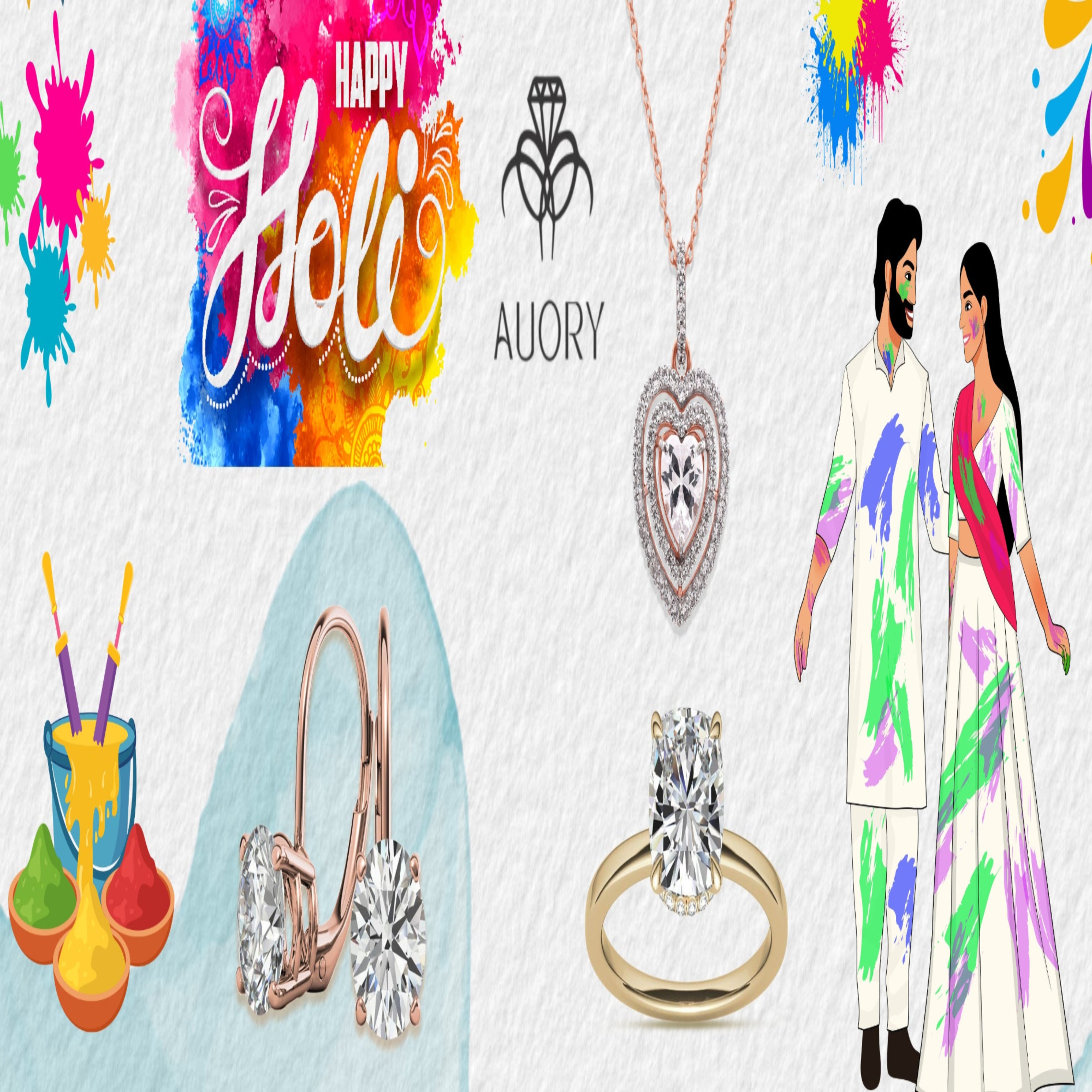 Adjustable 925 Sterling Silver Classic Rose Gold Pave Diamond Engagement Ring – Perfect for Women