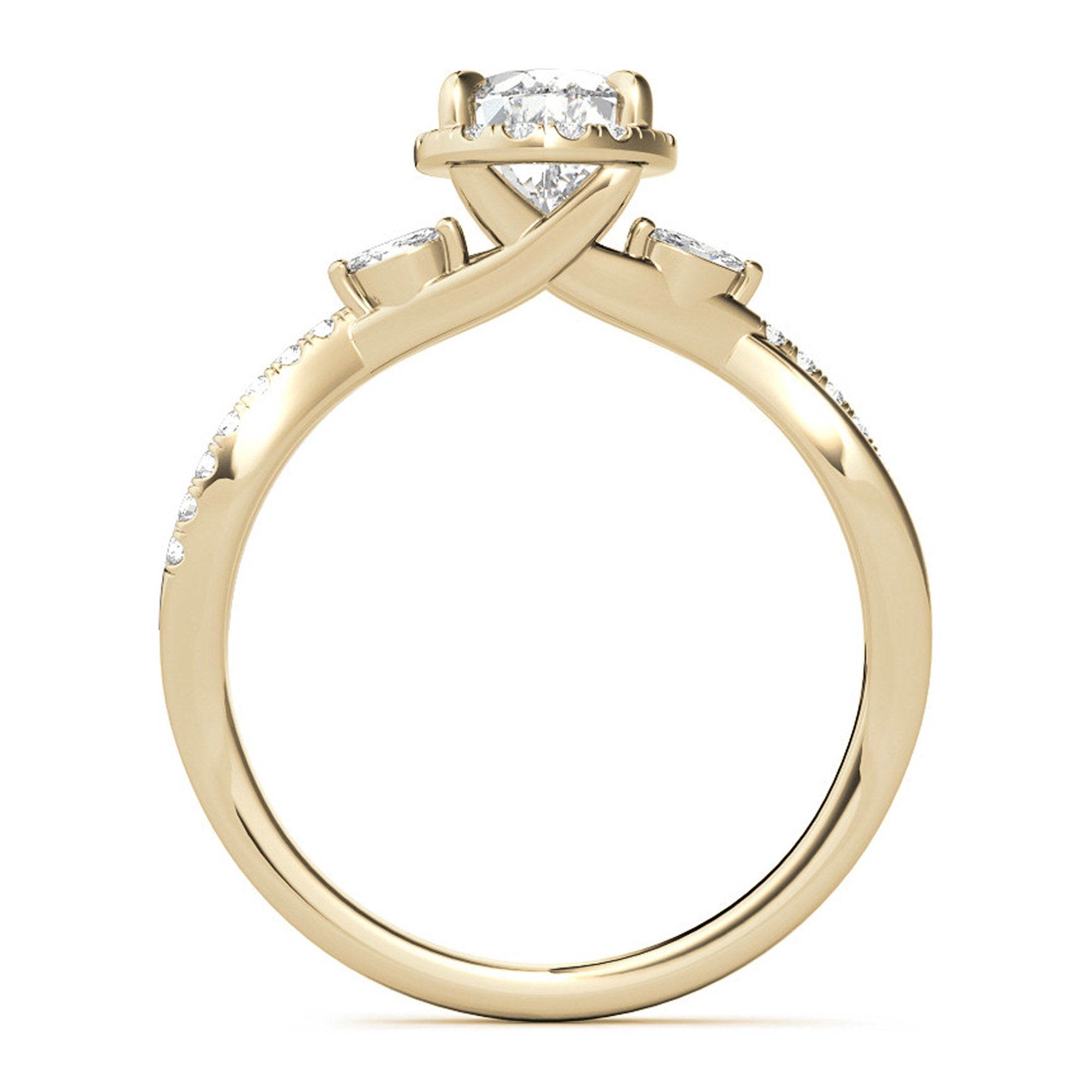 Silver Gleaming Stack Sparkle Ring