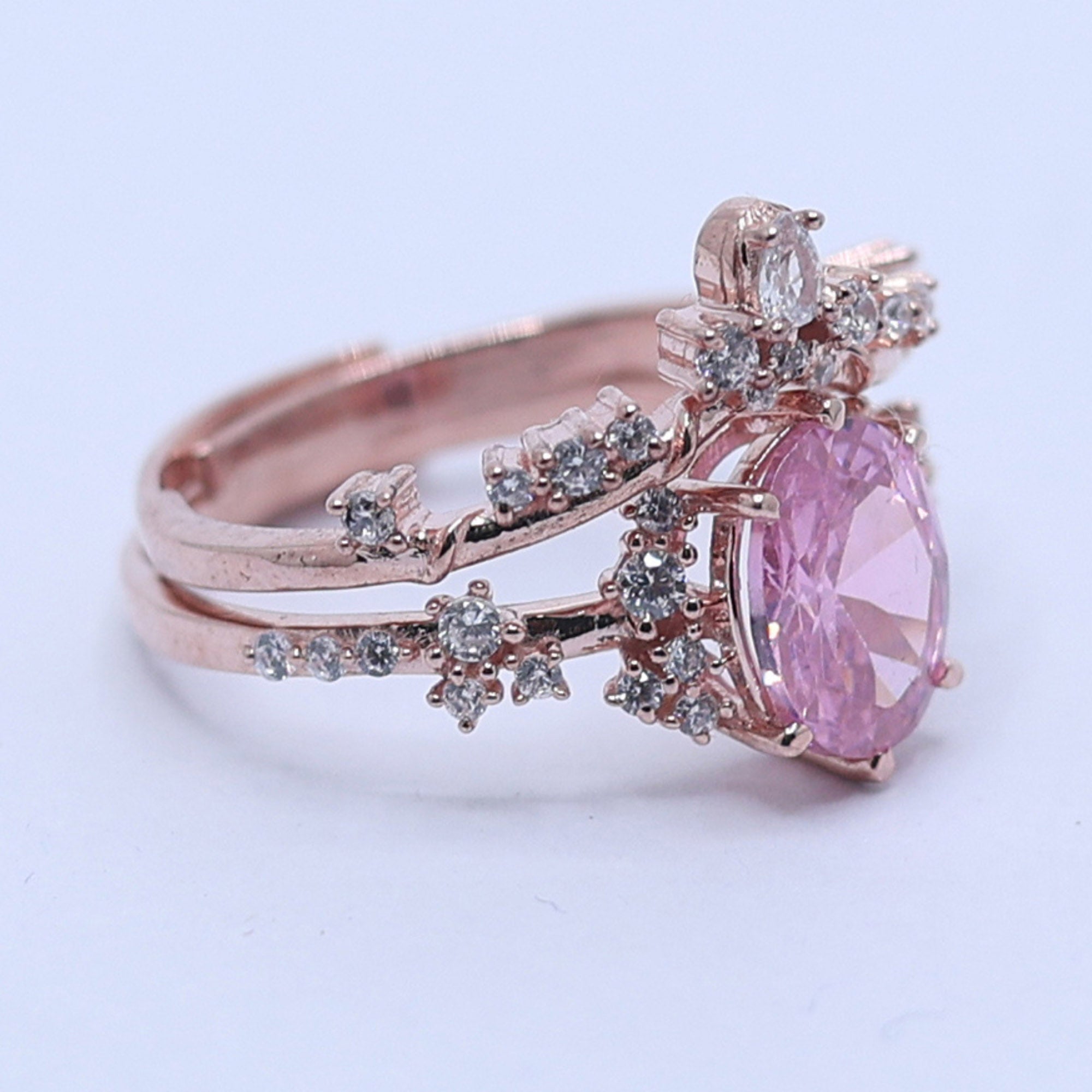 Crown Style Stackable Ring Set