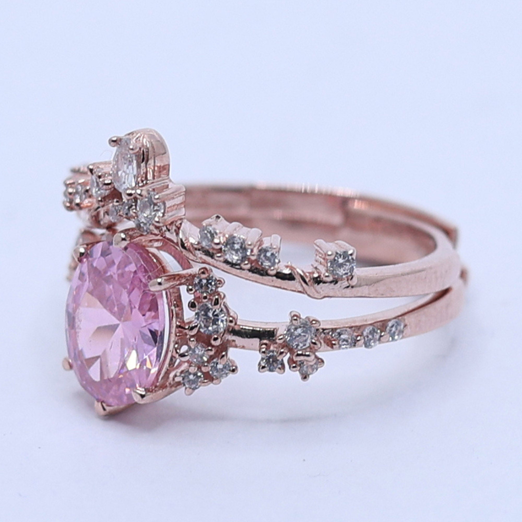 Crown Style Stackable Ring Set