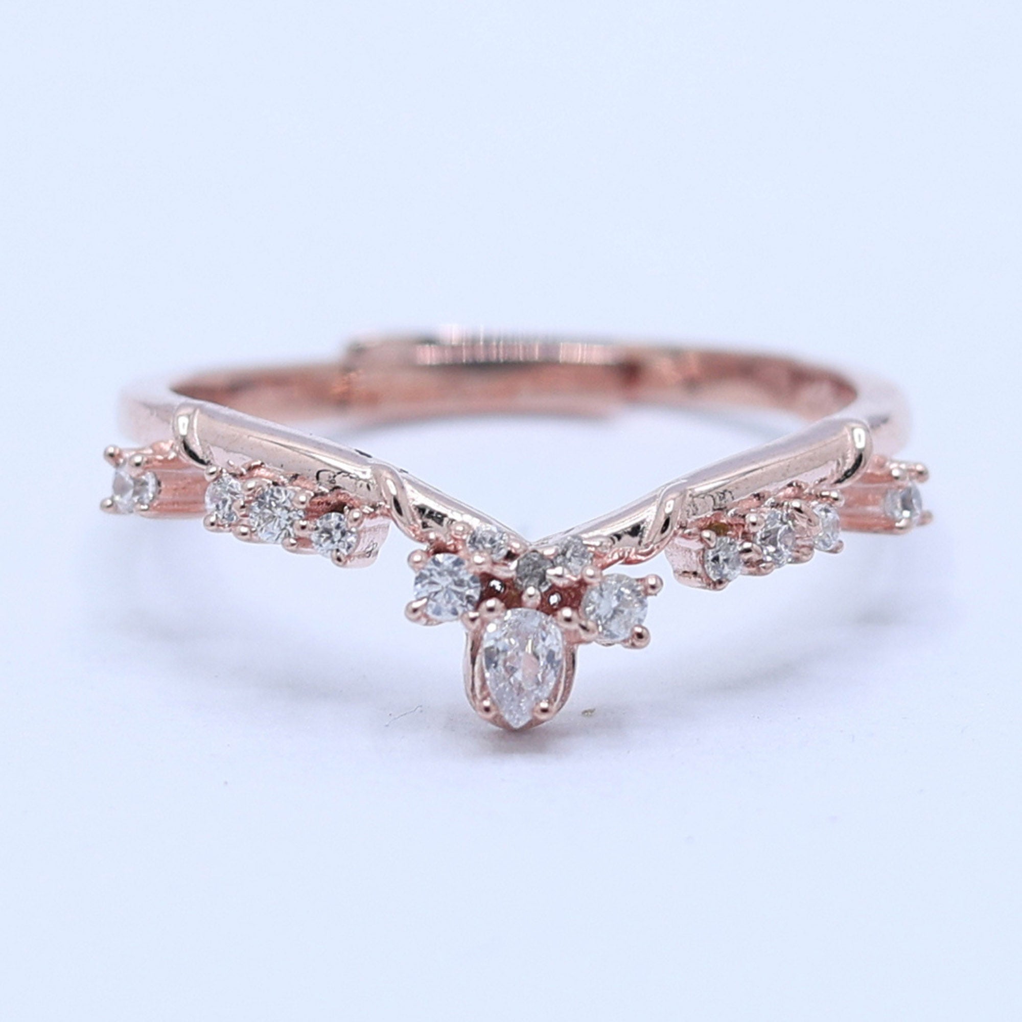 Crown Style Stackable Ring Set