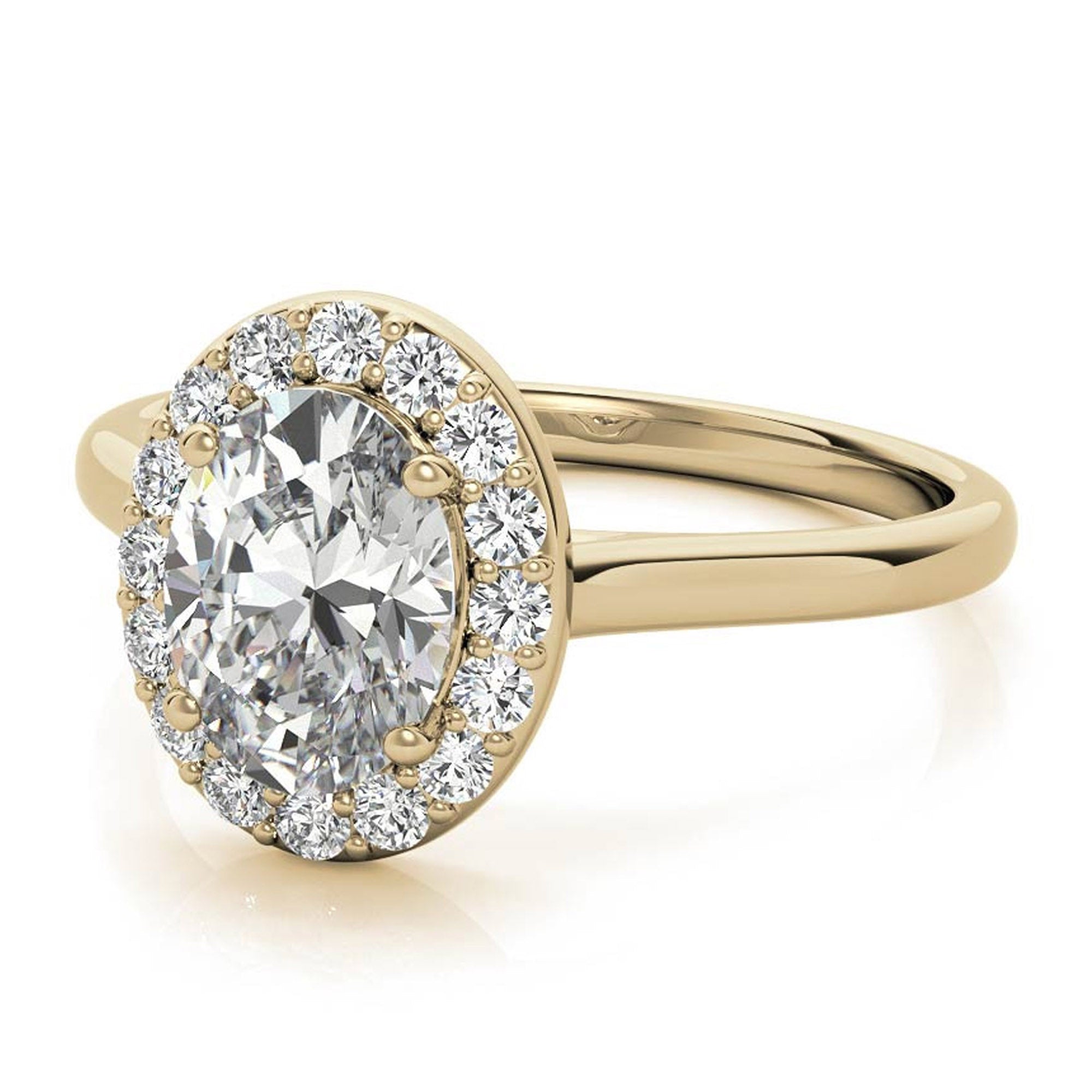 Silver Blush Halo Beauty Ring