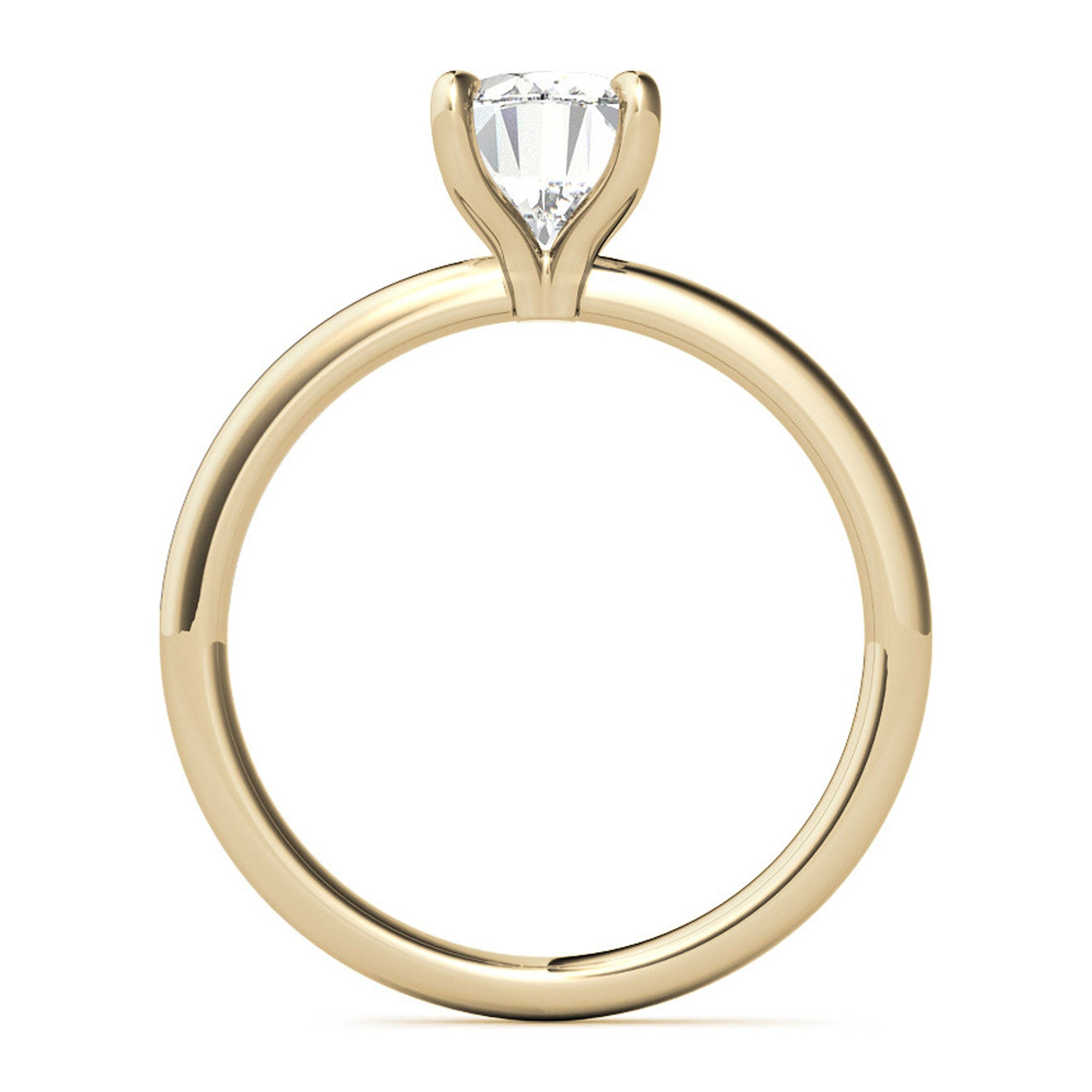 Silver Gleaming Oval Beauty Ring