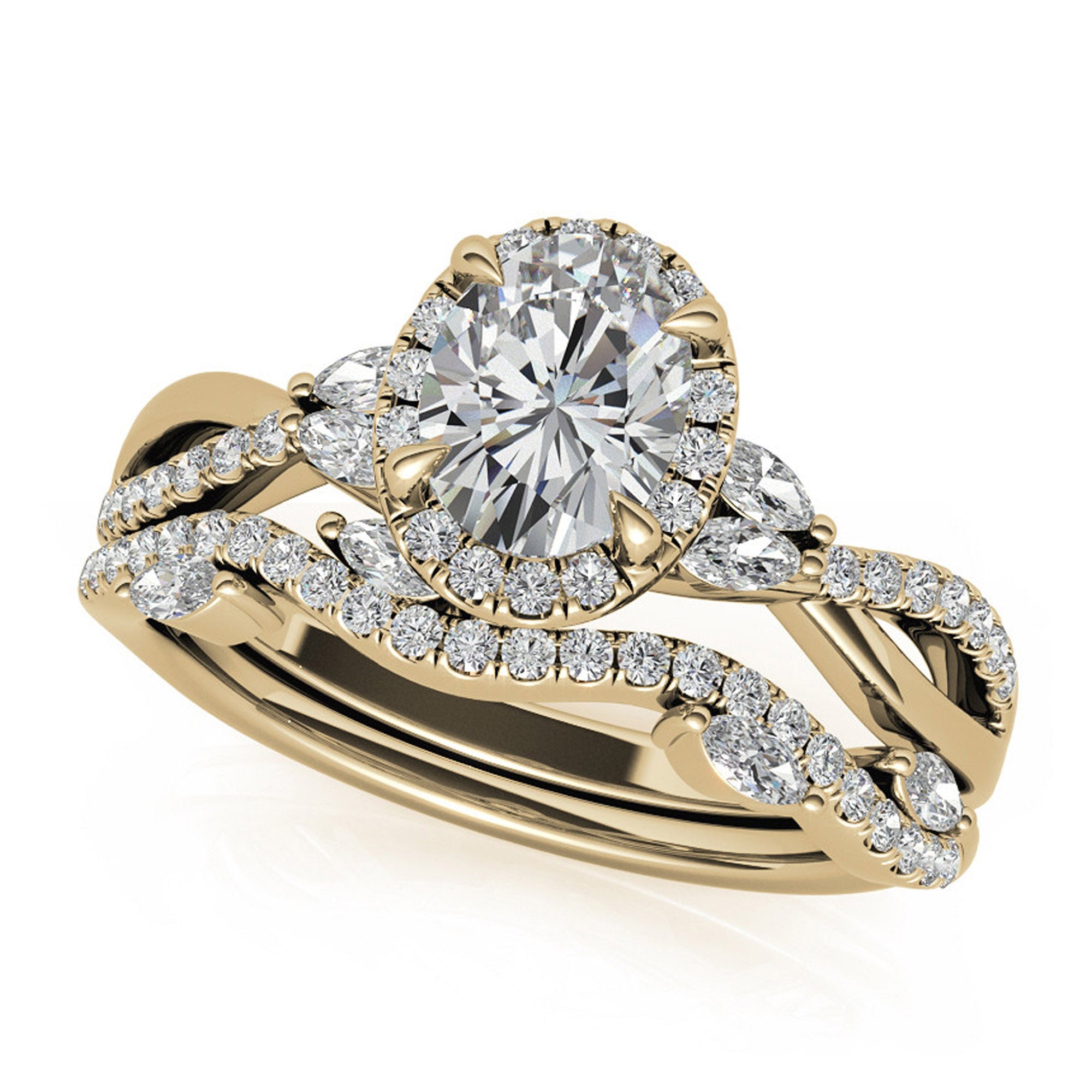 Silver Gleaming Stack Sparkle Ring