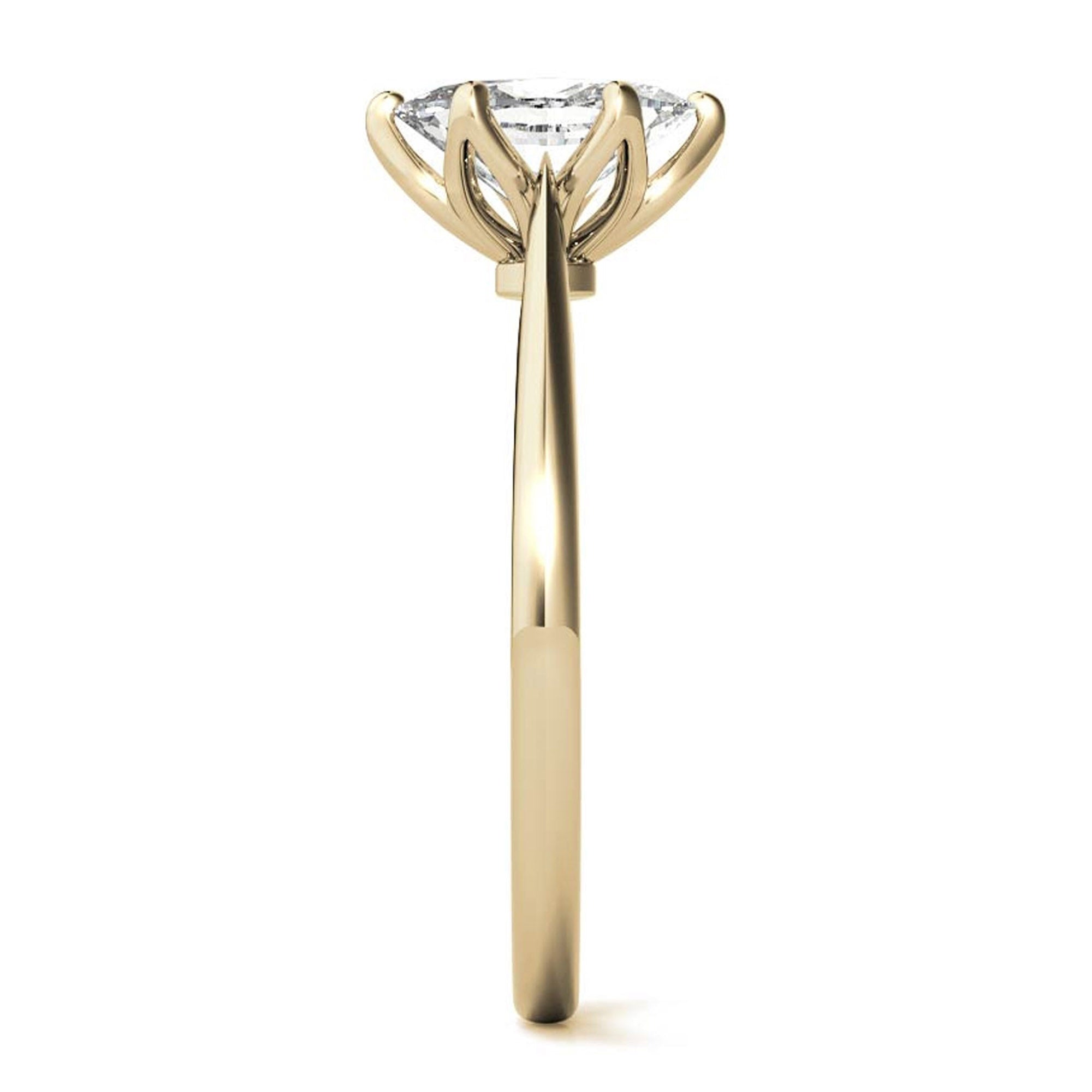 Silver Classic Solitaire Glow Ring