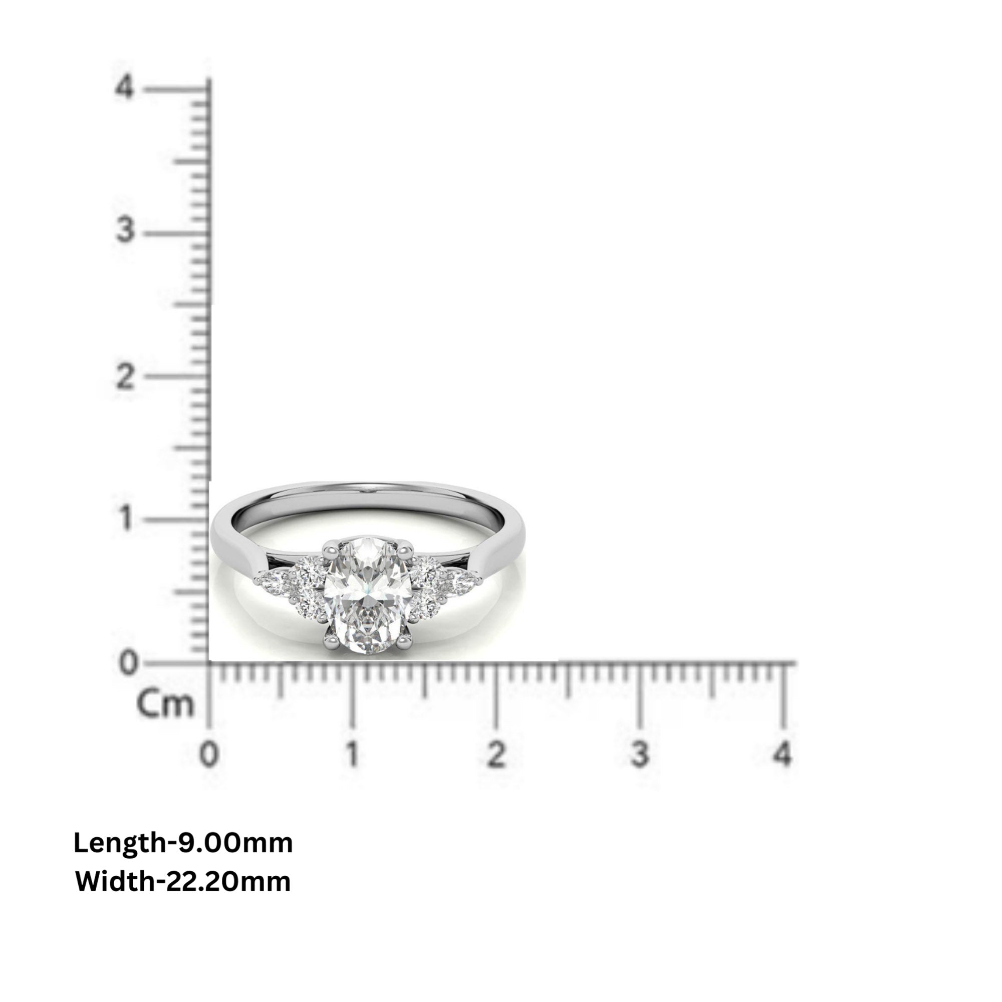 Stunning Adjustable Floral Cluster Ring - Sterling Silver with Elegant White Gold Plating