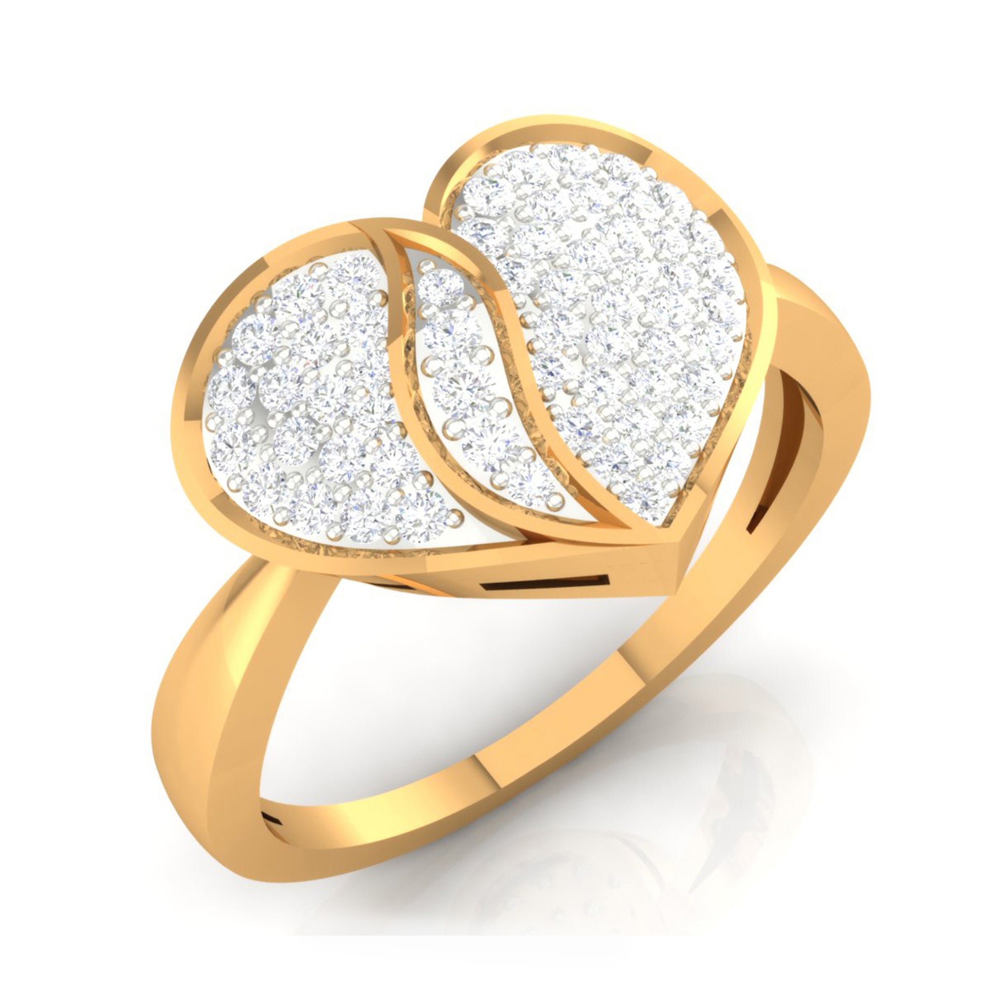 Heart Diamond Promise Ring