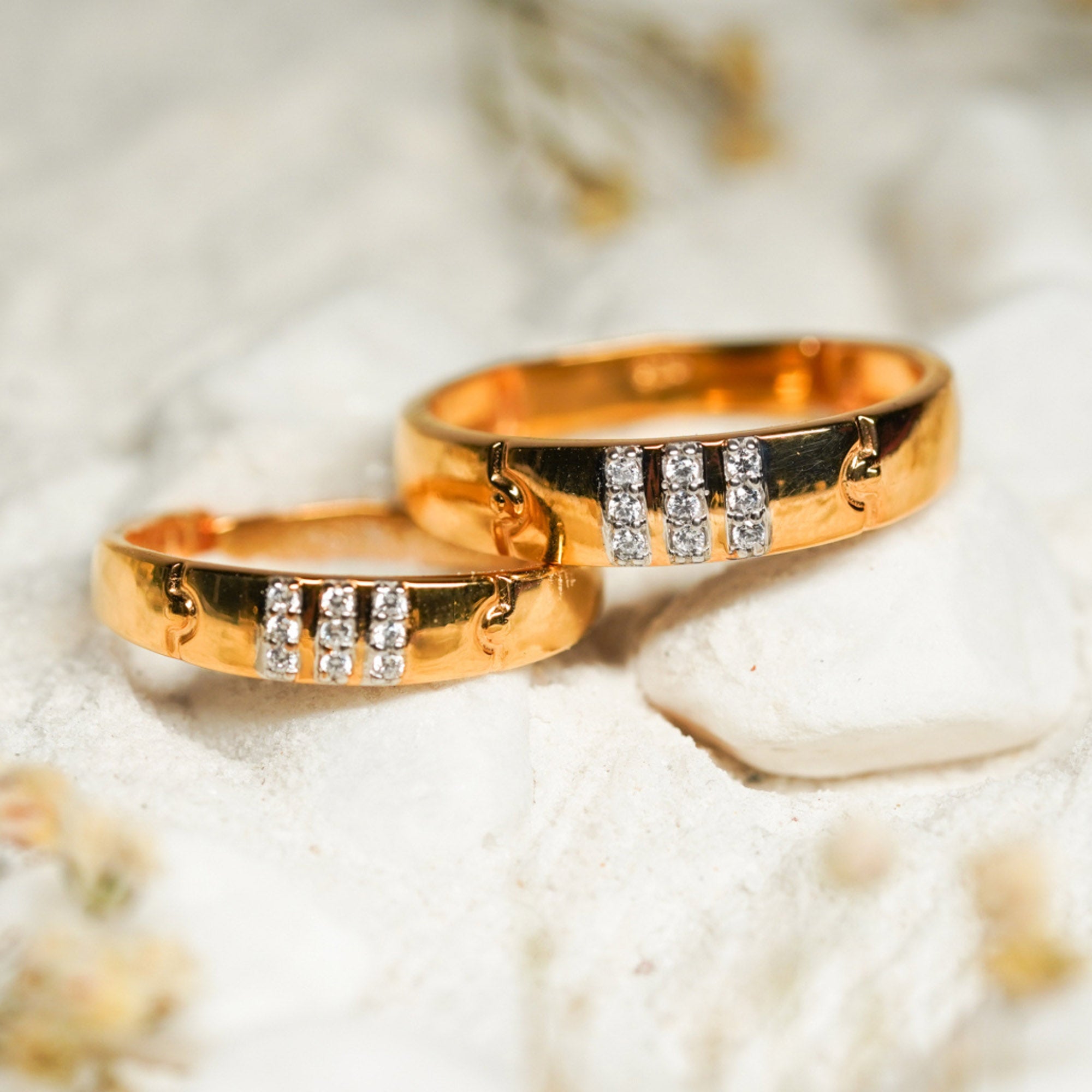 Matching Couple Bands with Diamonds