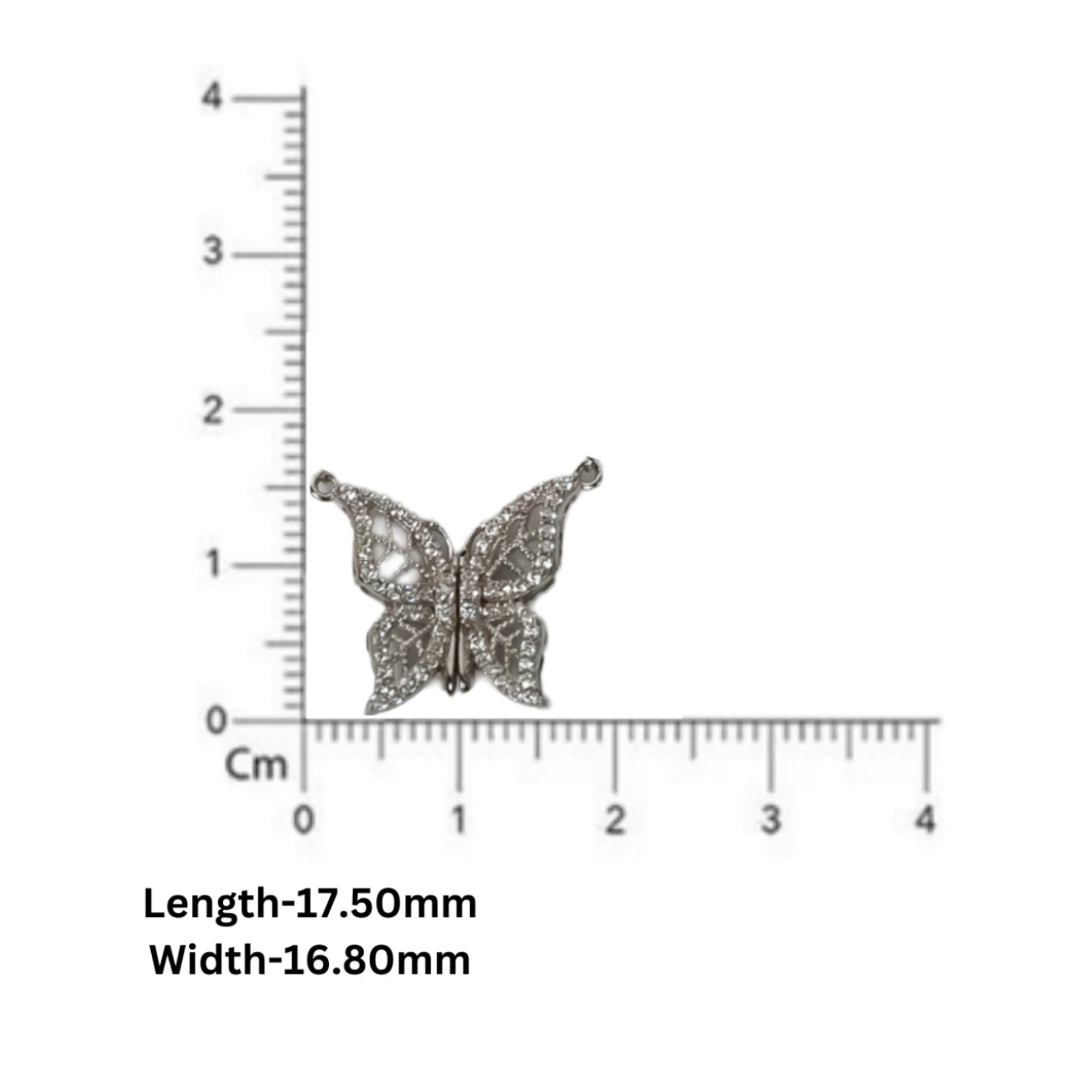 Luxury Silver Butterfly Pendant