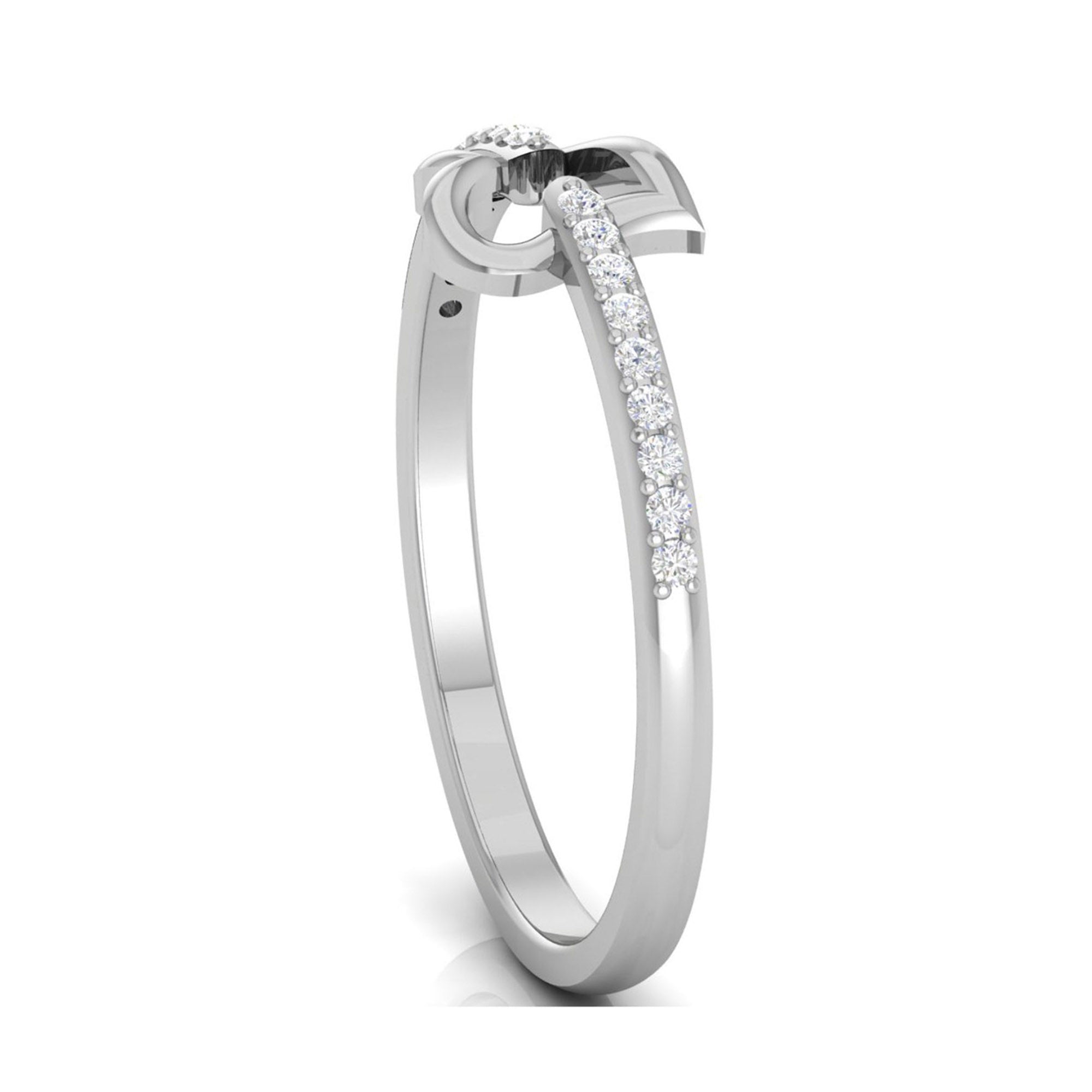 Sterling Silver Open Heart Ring