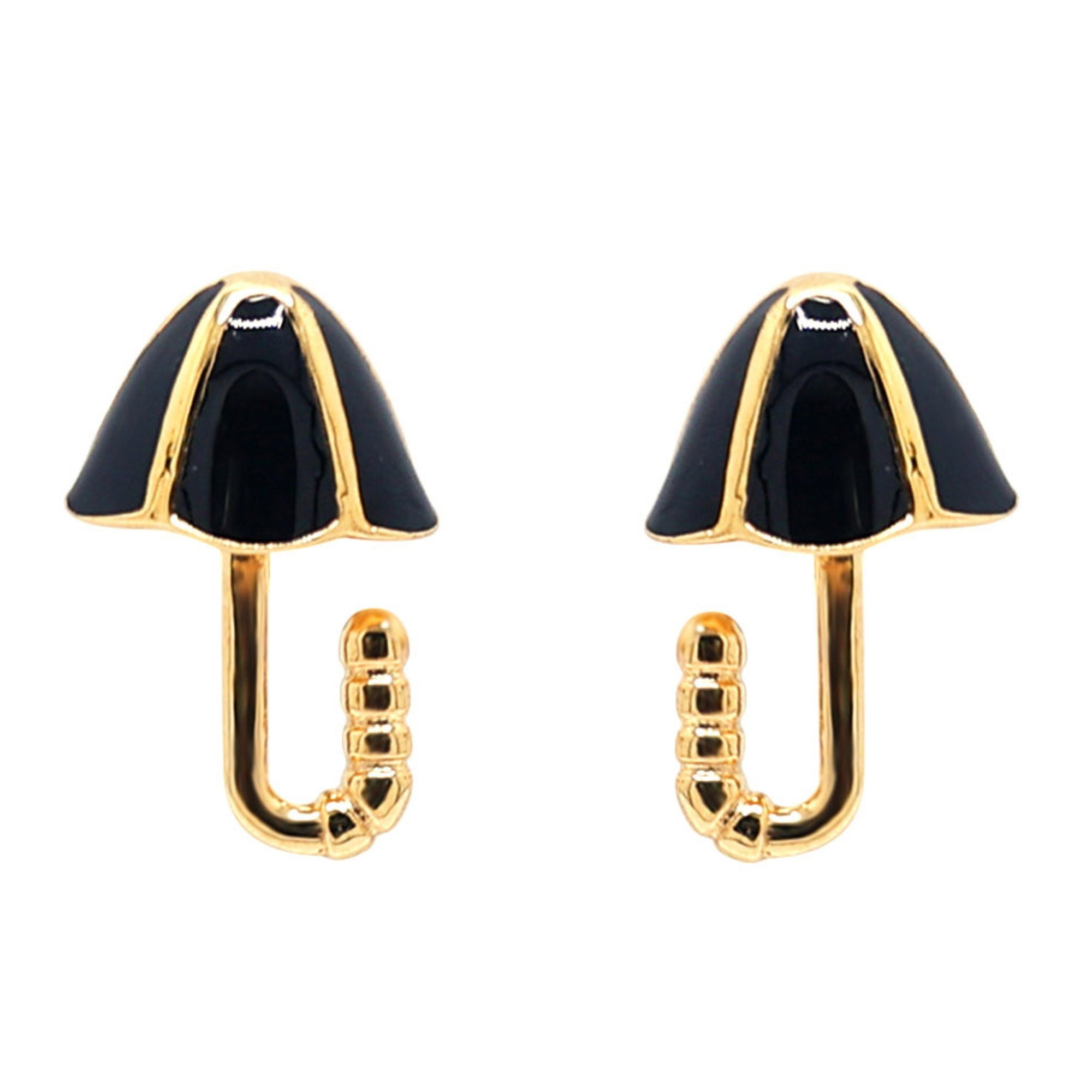 Gold Plated Kids Umbrella Earrings