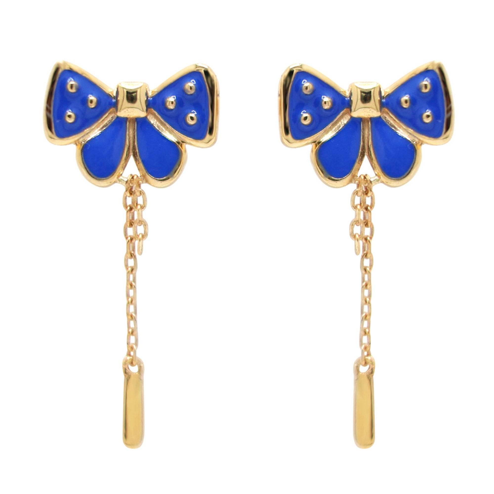 Charming Kids Bow Drop Earrings