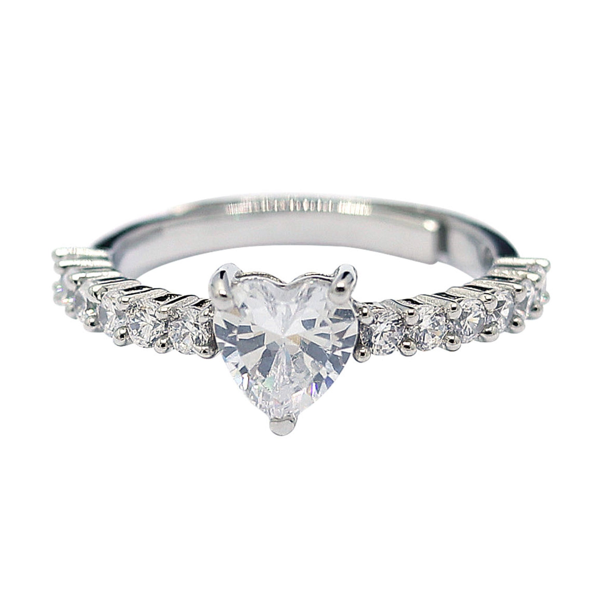 Sparkling Heart Promise Ring