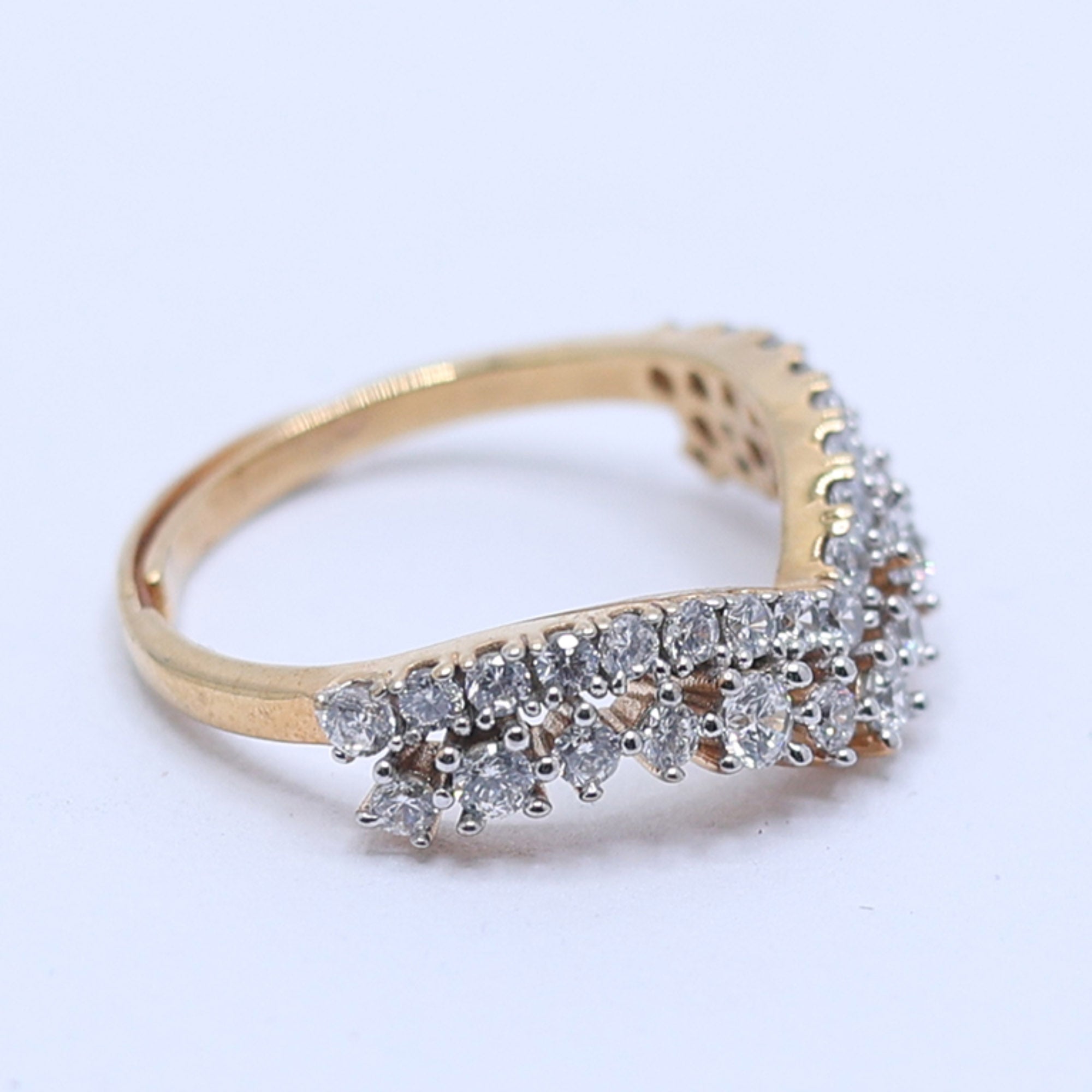 Women's Chevron Diamond Ring