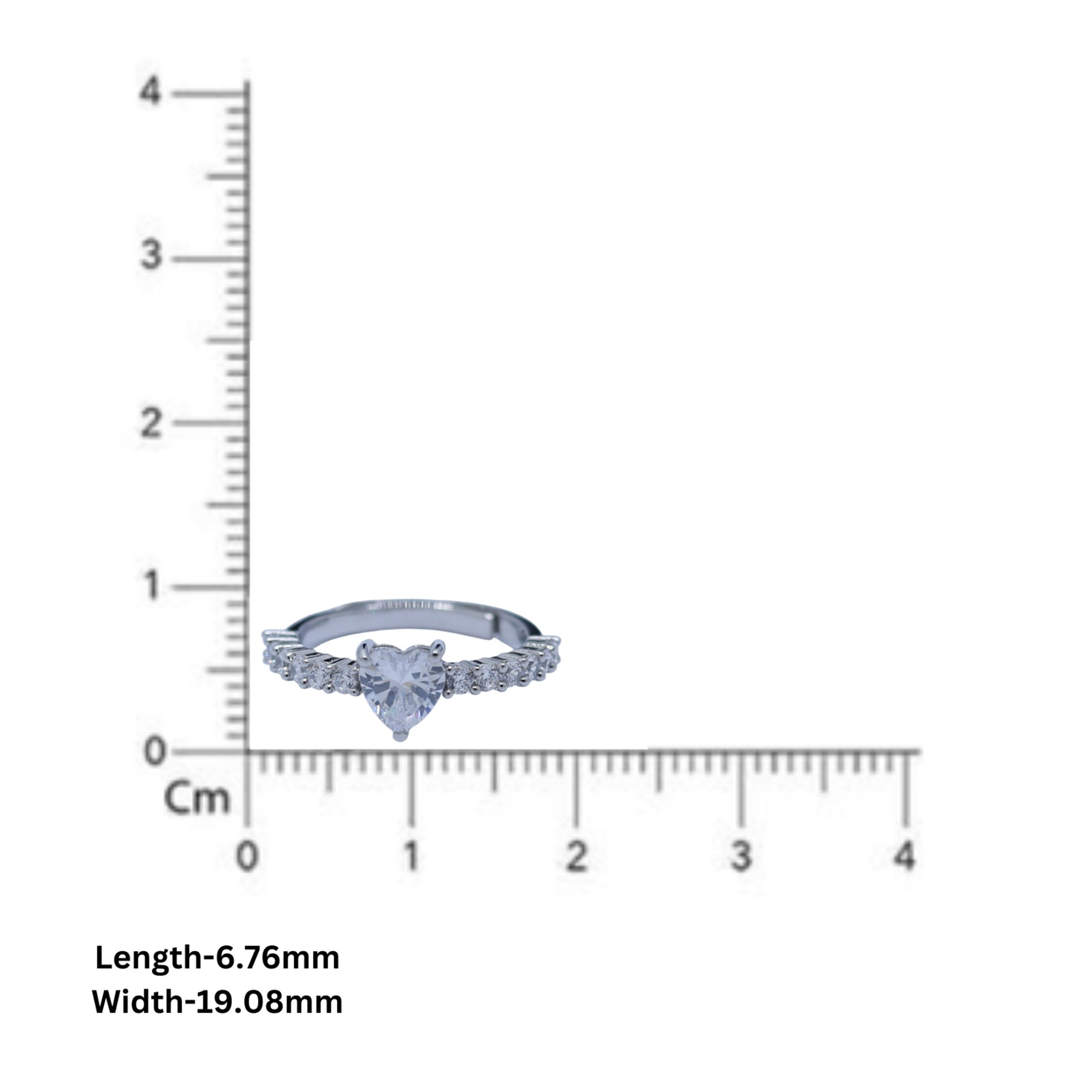 Sparkling Heart Promise Ring