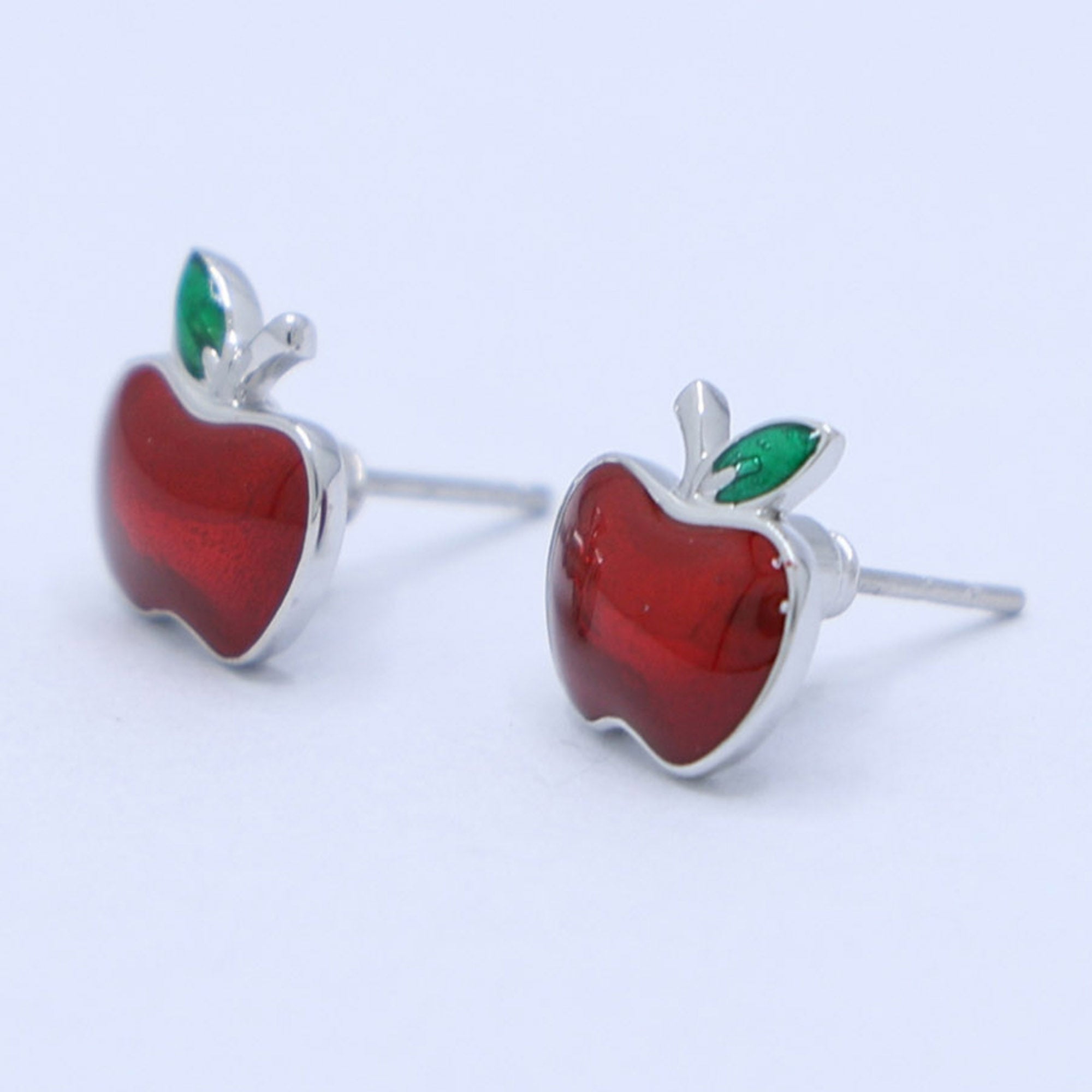 Kids Apple Stud Earrings