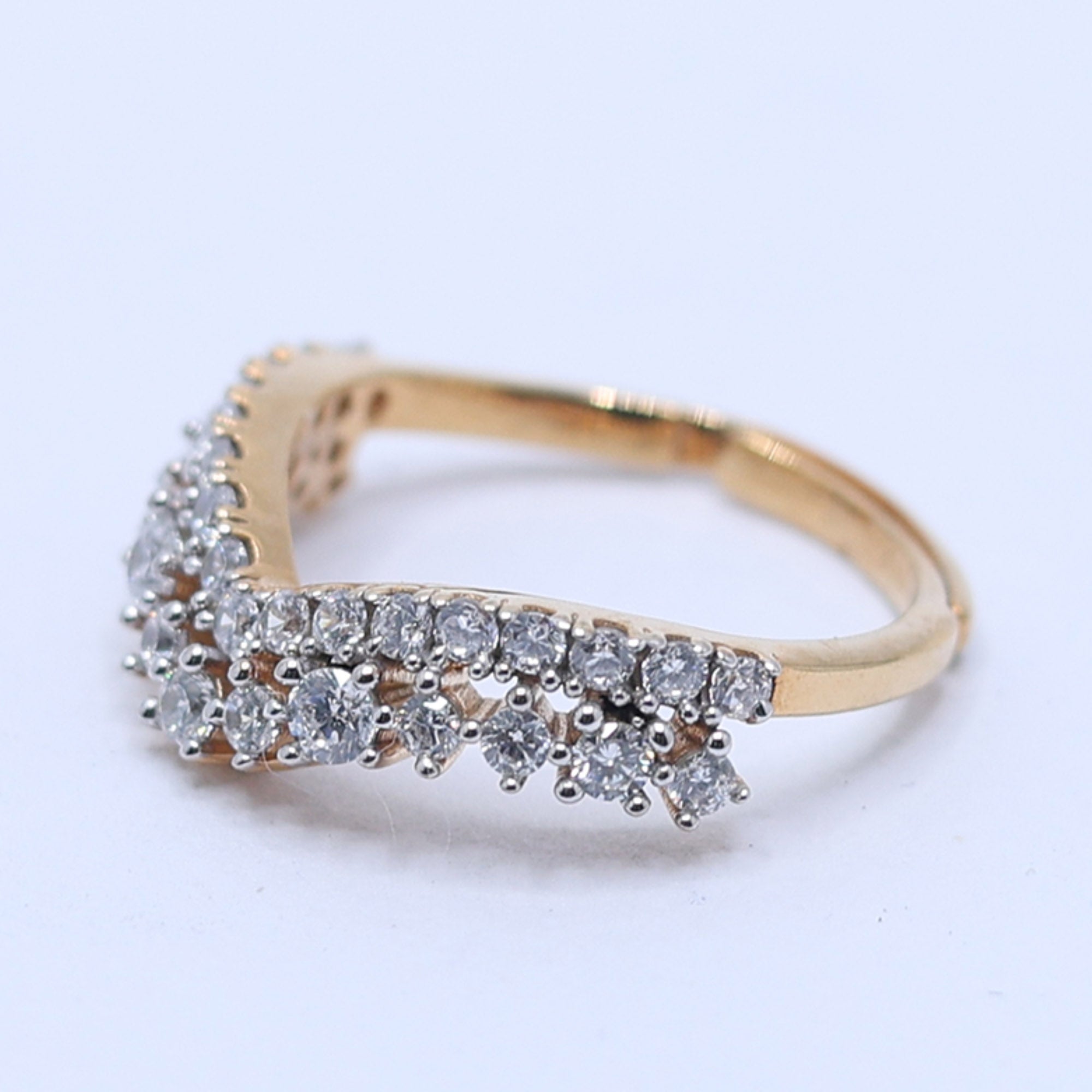 Women's Chevron Diamond Ring