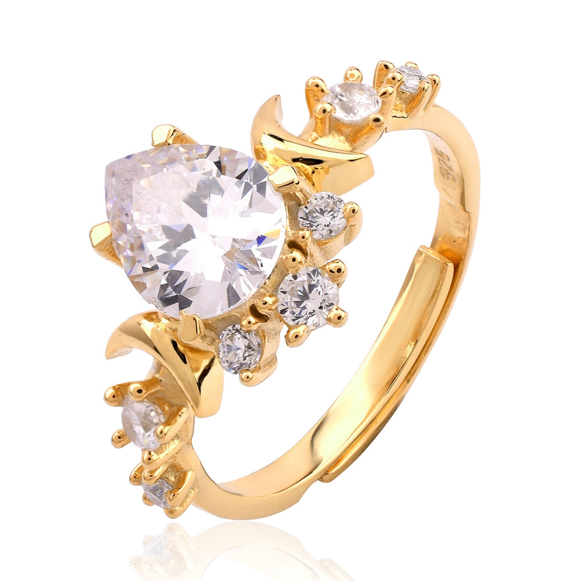 Lunar Glow American Diamond Ring