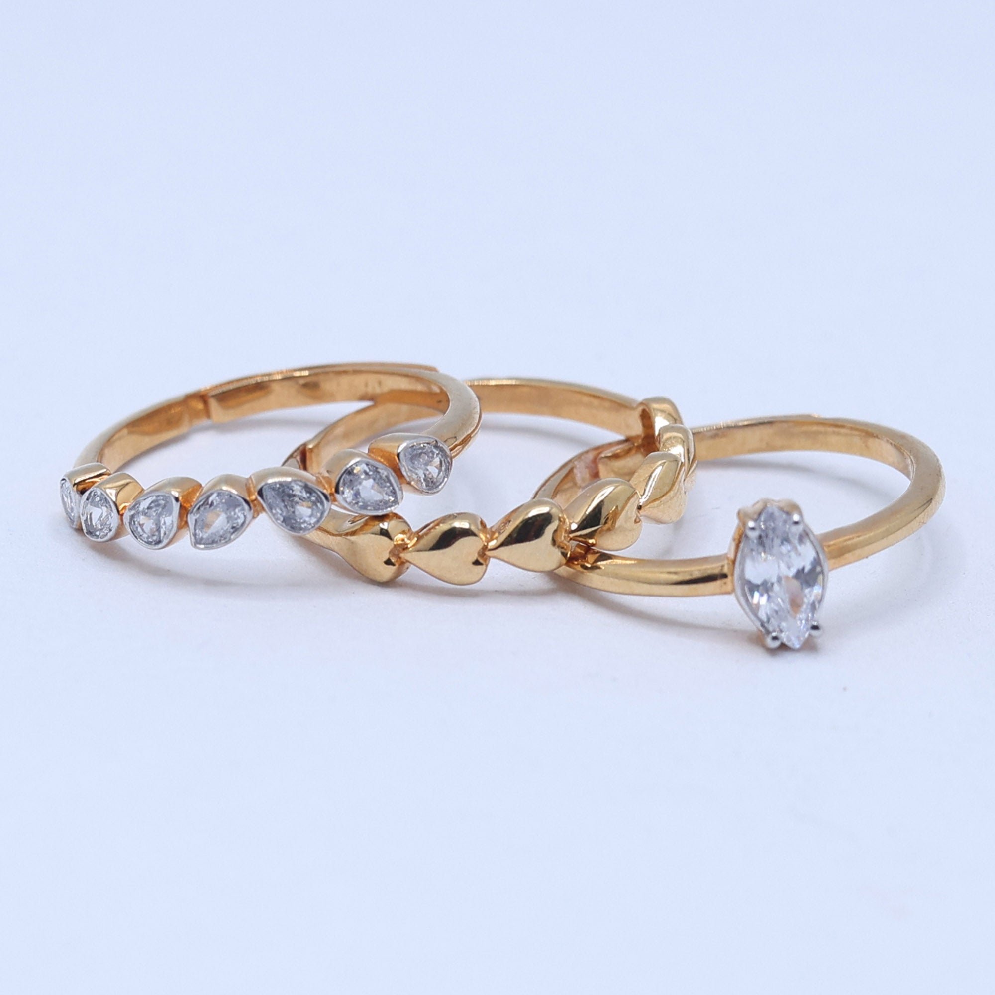 Stylish Stackable Rings Set for Women