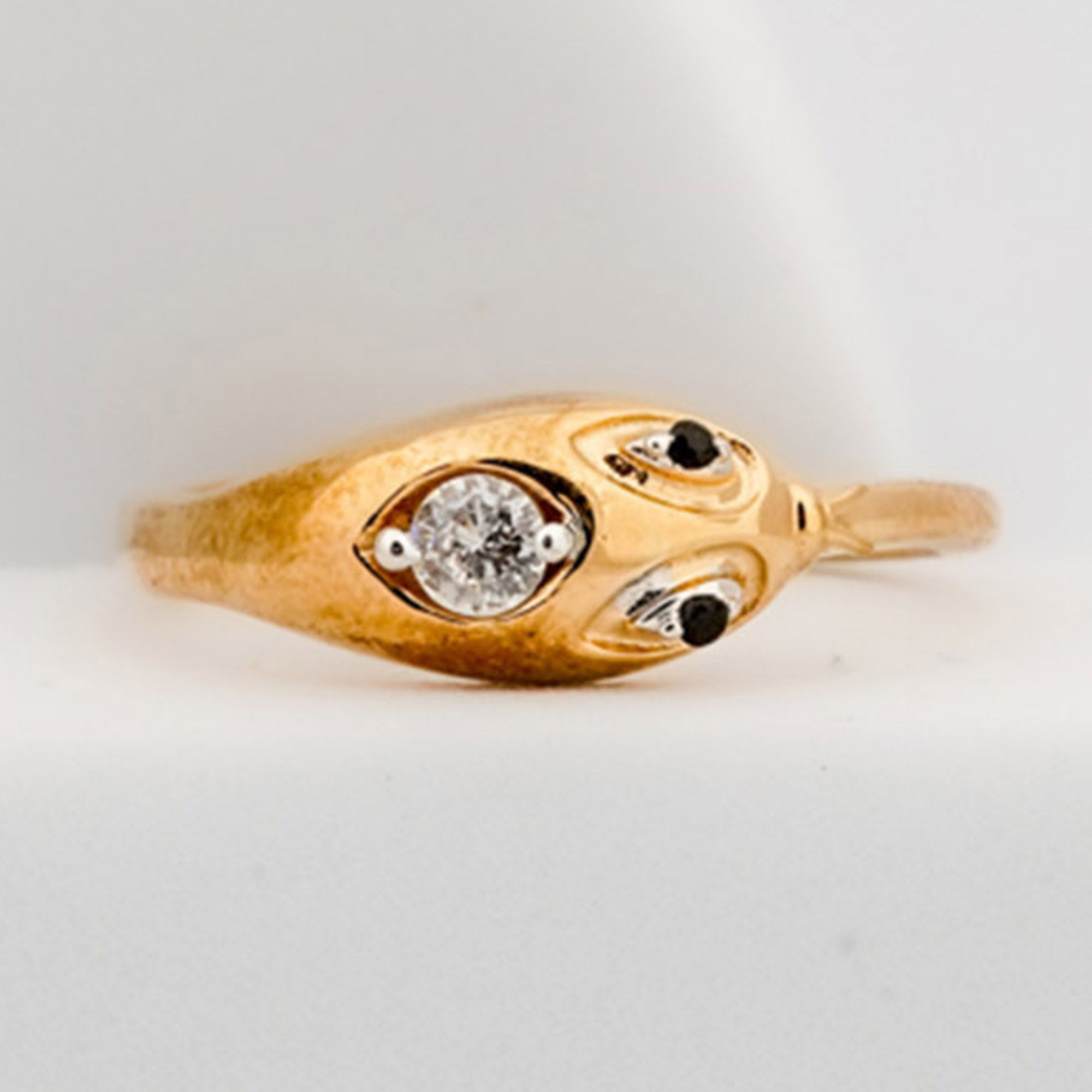 Snake Inspired Sterling Silver Ring