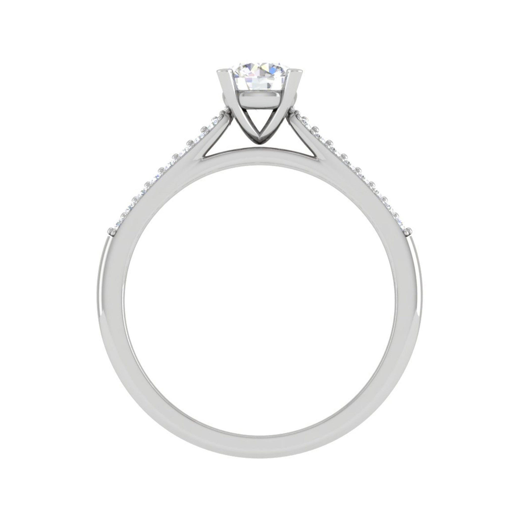 Adjustable Solitaire Ring for Women
