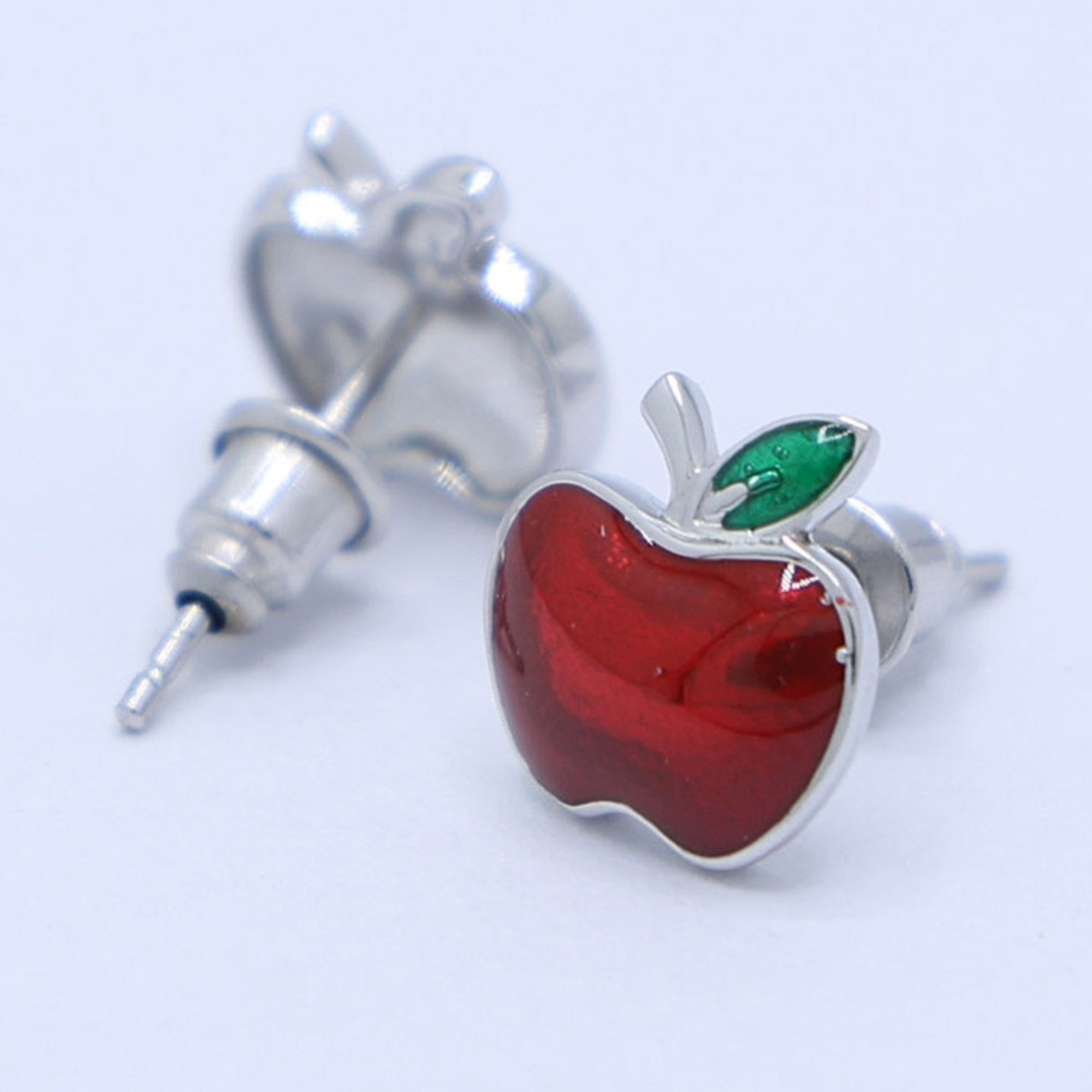 Kids Apple Stud Earrings