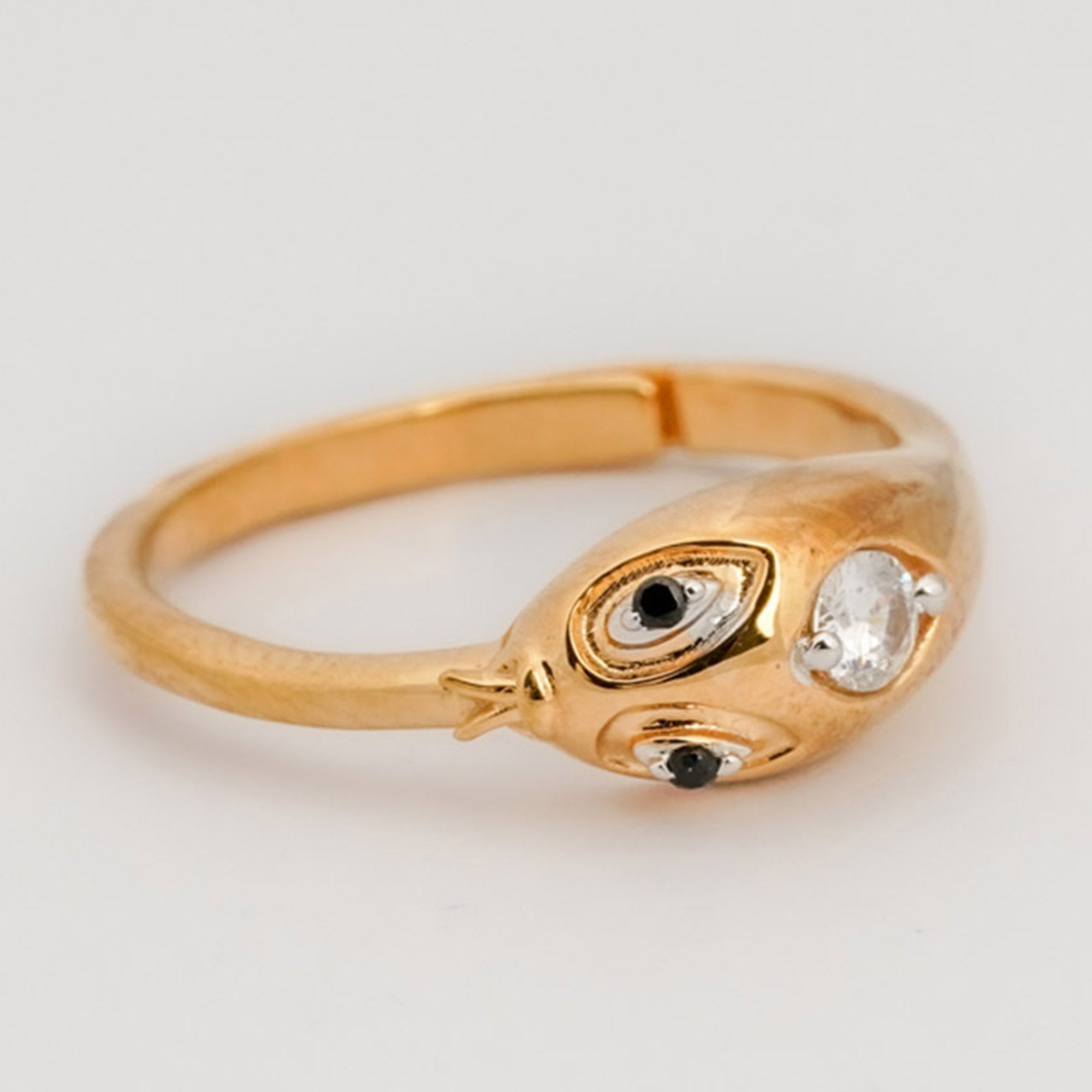 Snake Inspired Sterling Silver Ring