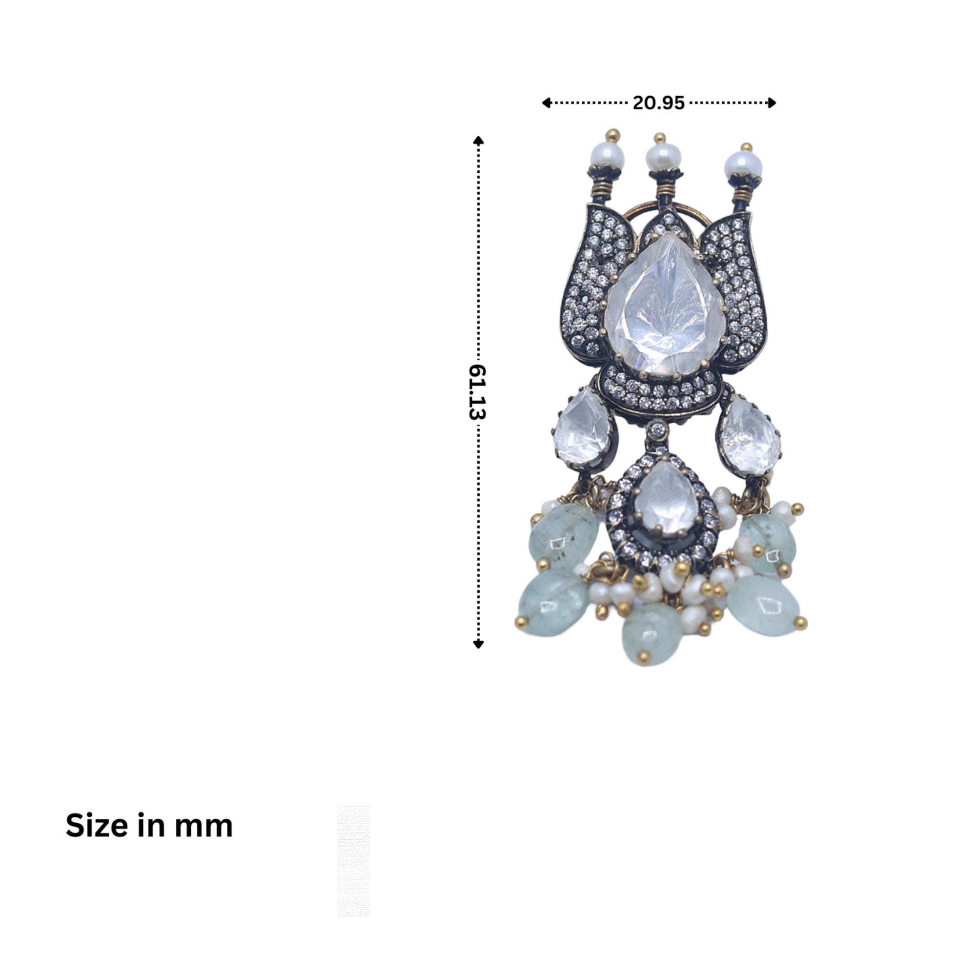 Rani Shantala Blossom Danglers